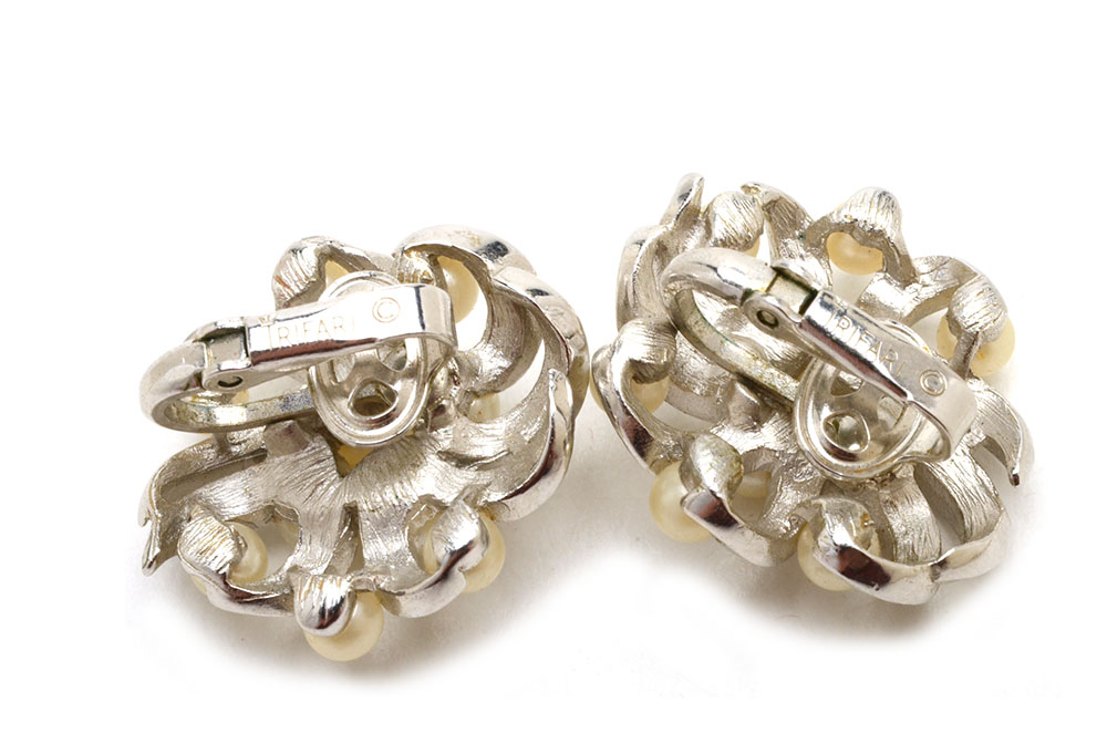 Grouping of Vintage Trifari Clip-On Earrings