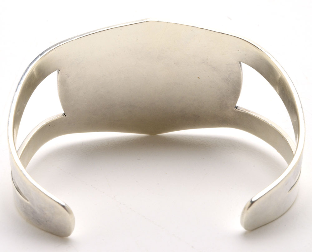 Sterling Silver Openwork Cuff Bracelet