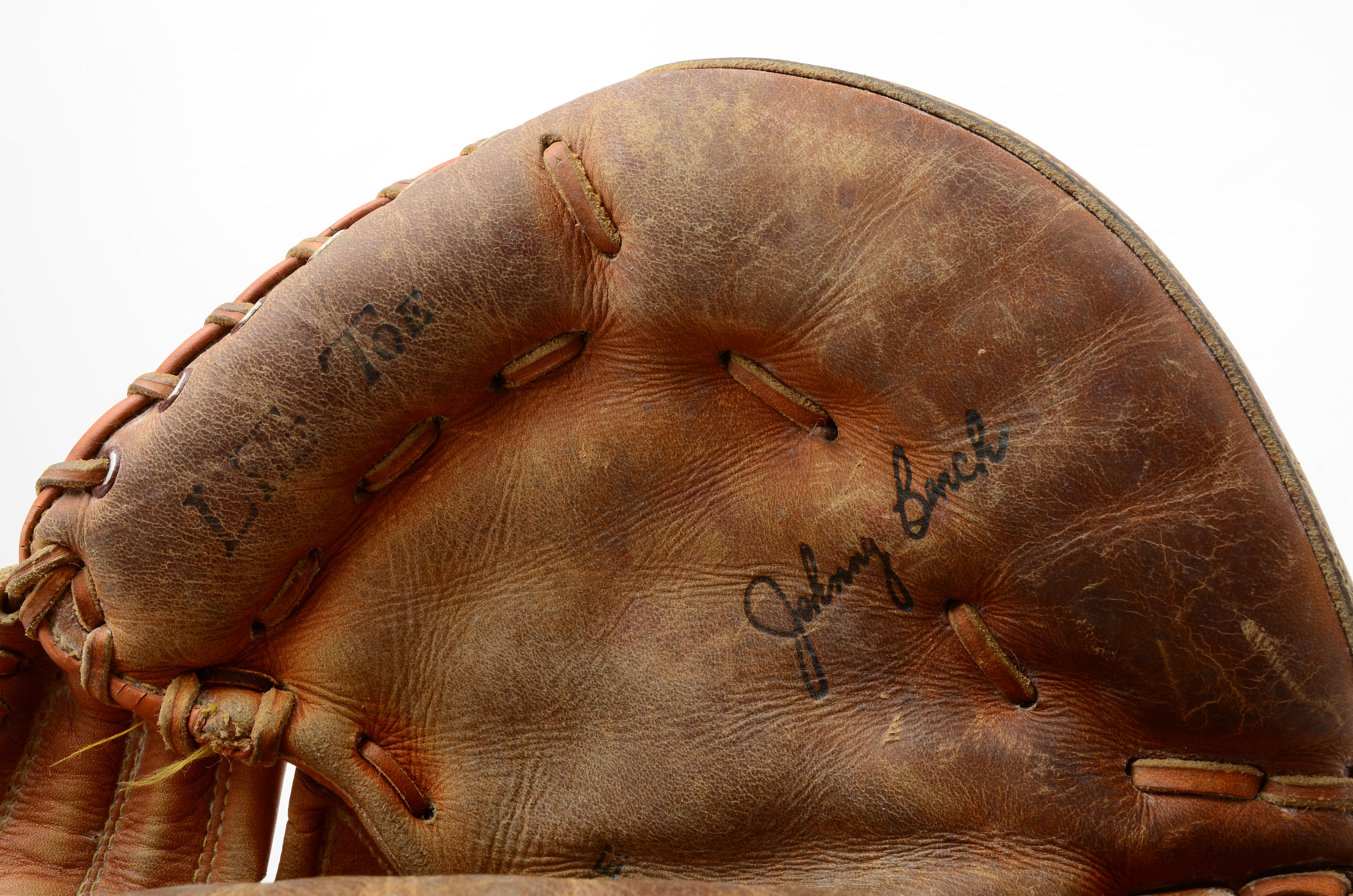 Four Vintage Leather Baseball Gloves Or Mitts