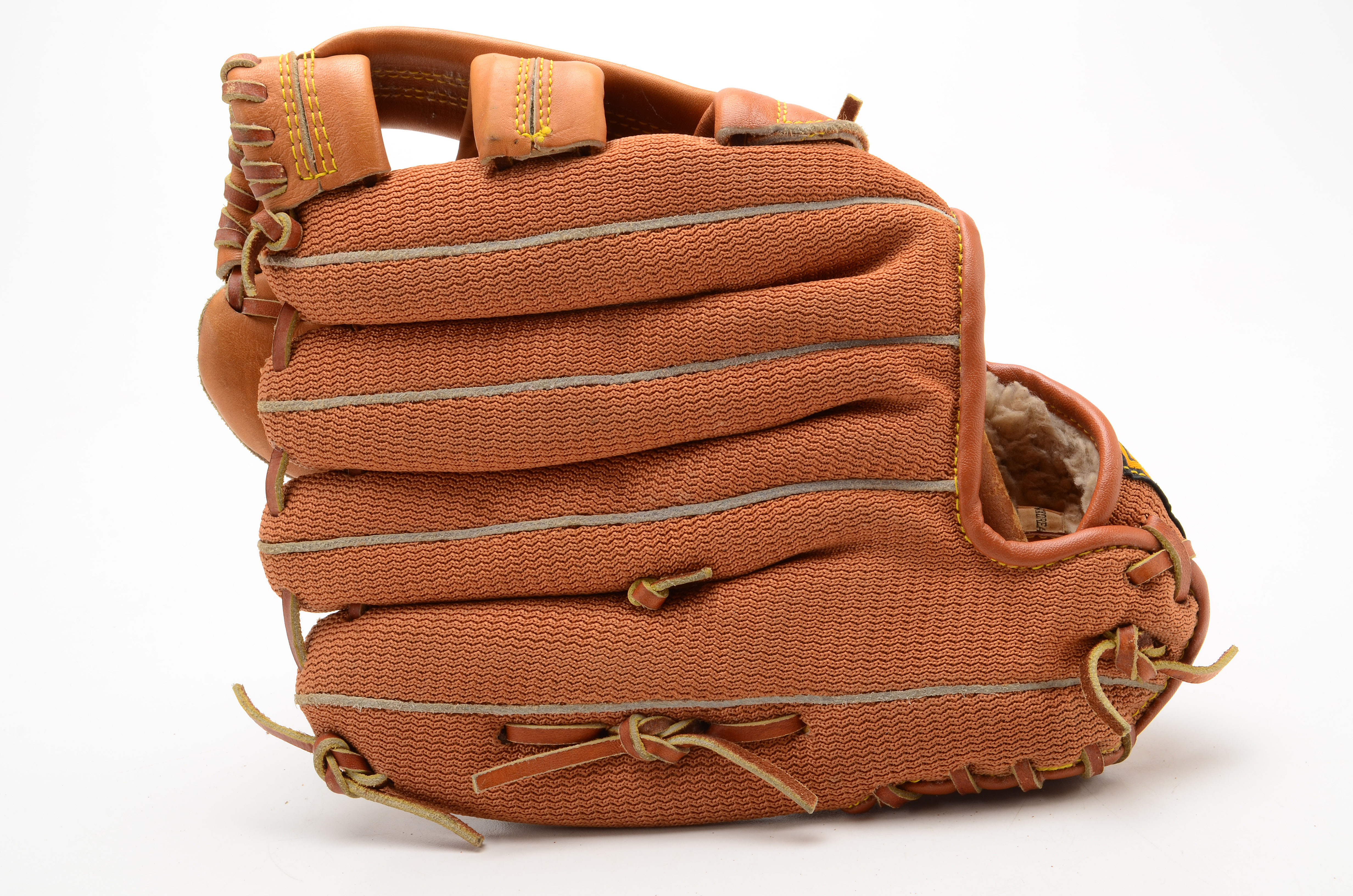 Four Vintage Leather Baseball Gloves Or Mitts