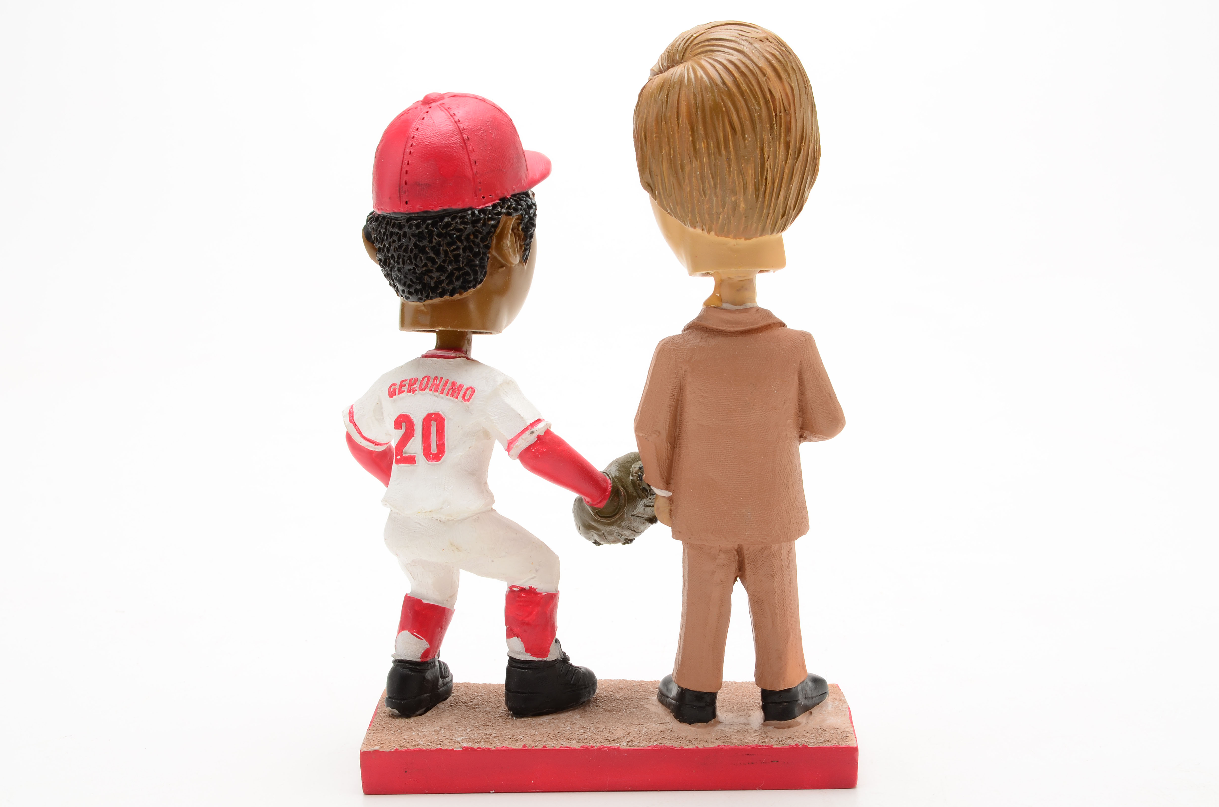 Dual Bobbleheads, Kearns, Nuxhall Statue