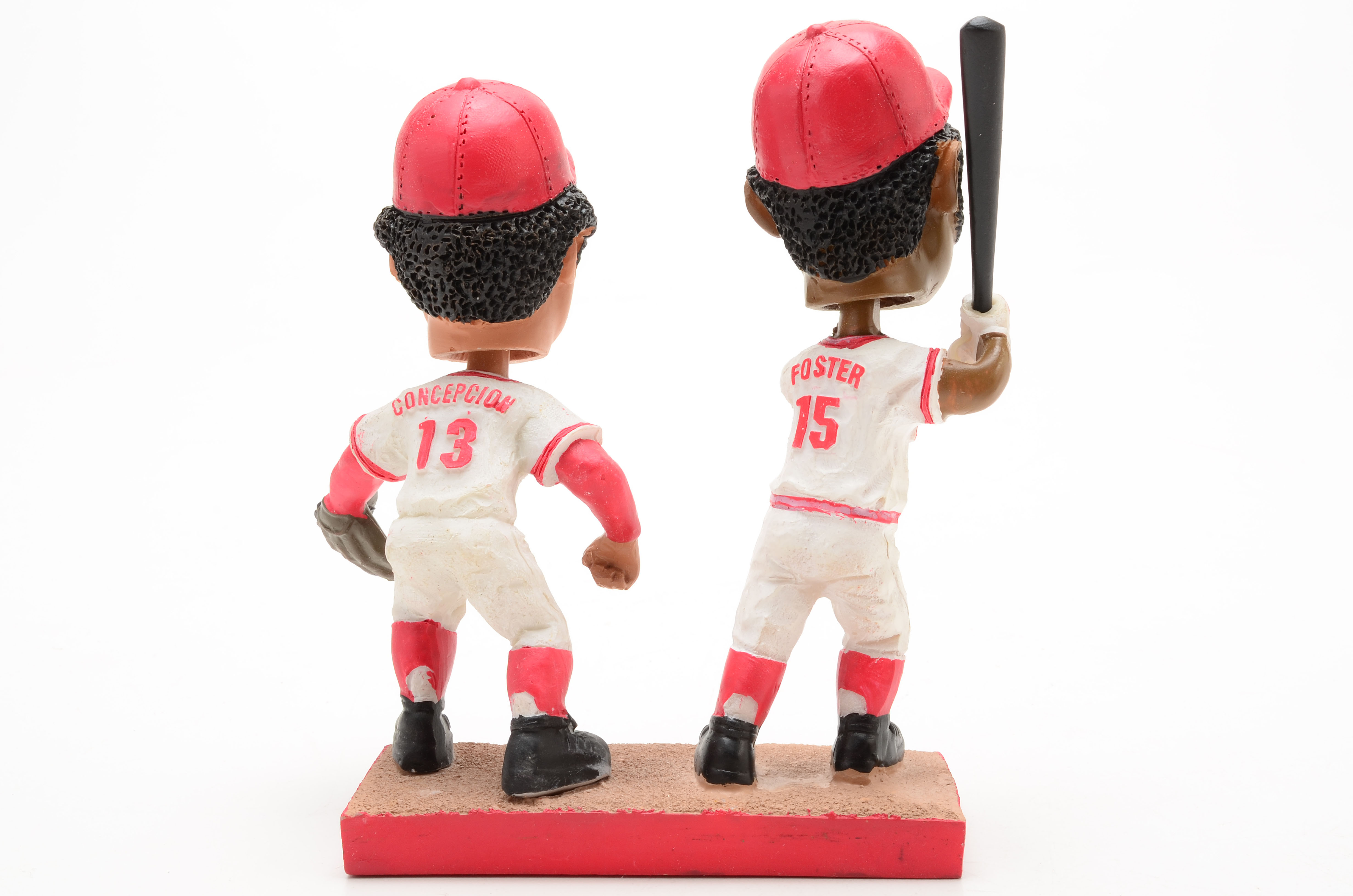 Dual Bobbleheads, Kearns, Nuxhall Statue