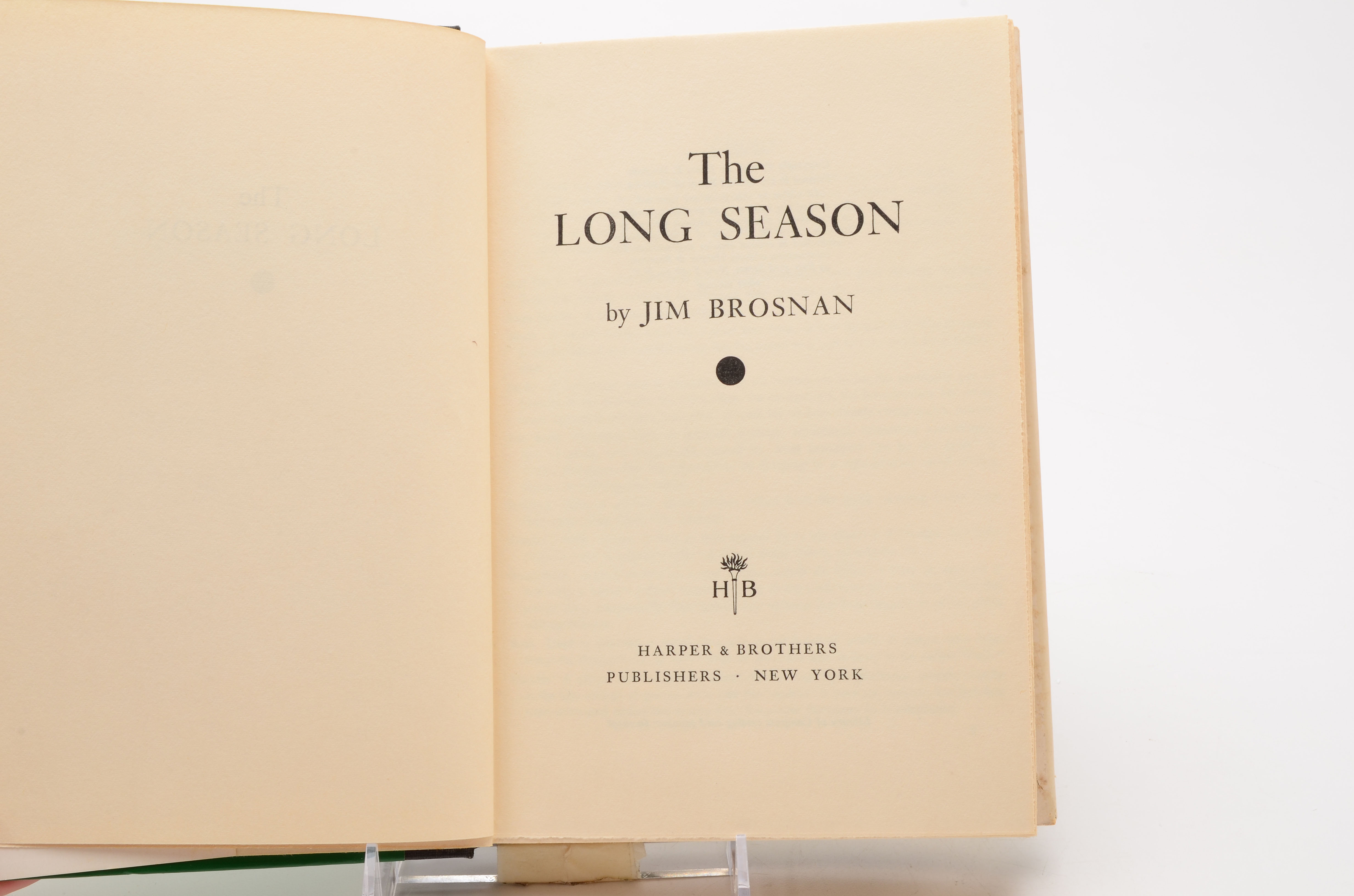 Jim Brosnan and Jim Bouton Signed Books