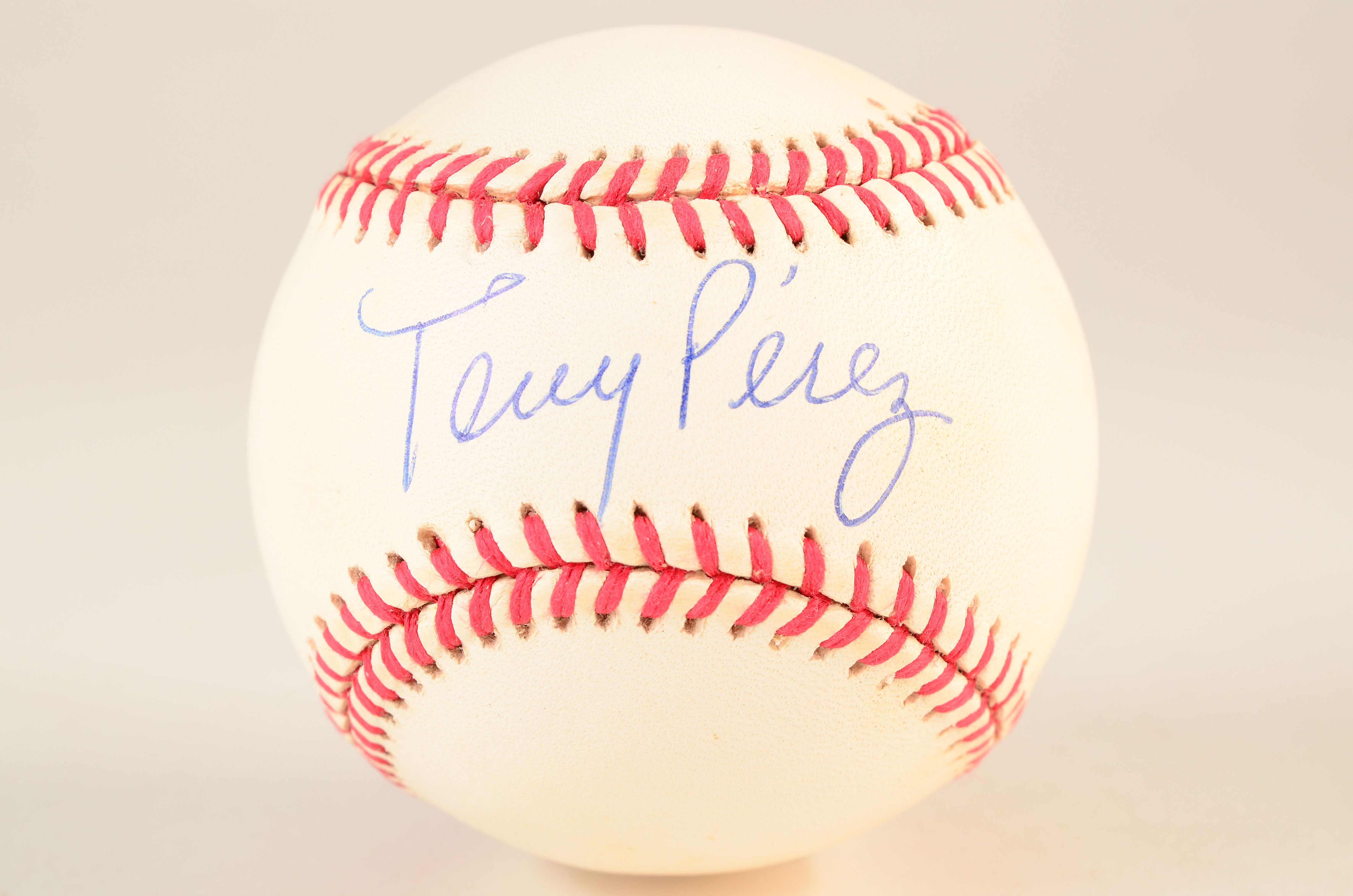Perez, Bailey and Chaney Signed Baseballs