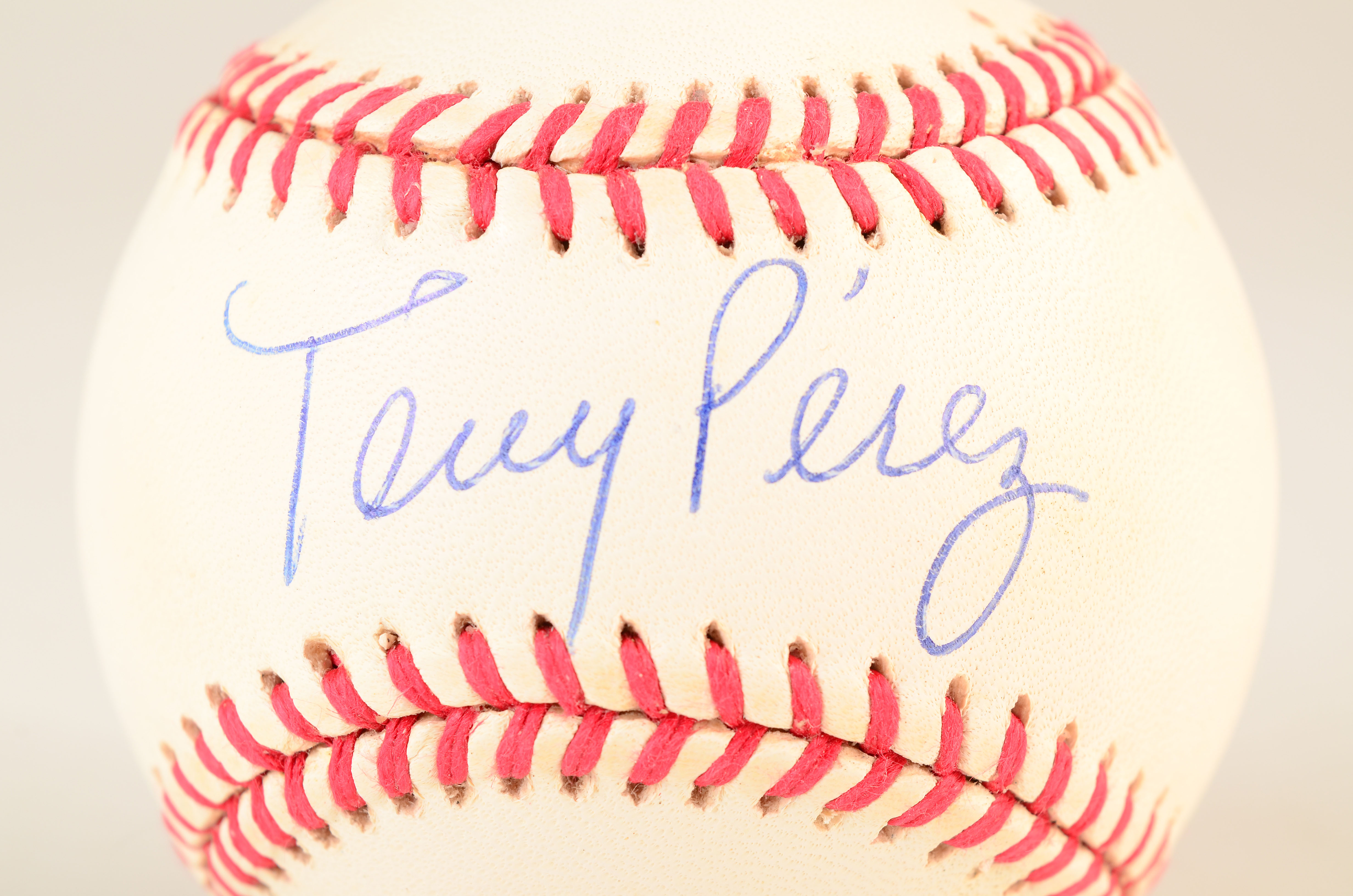 Perez, Bailey and Chaney Signed Baseballs