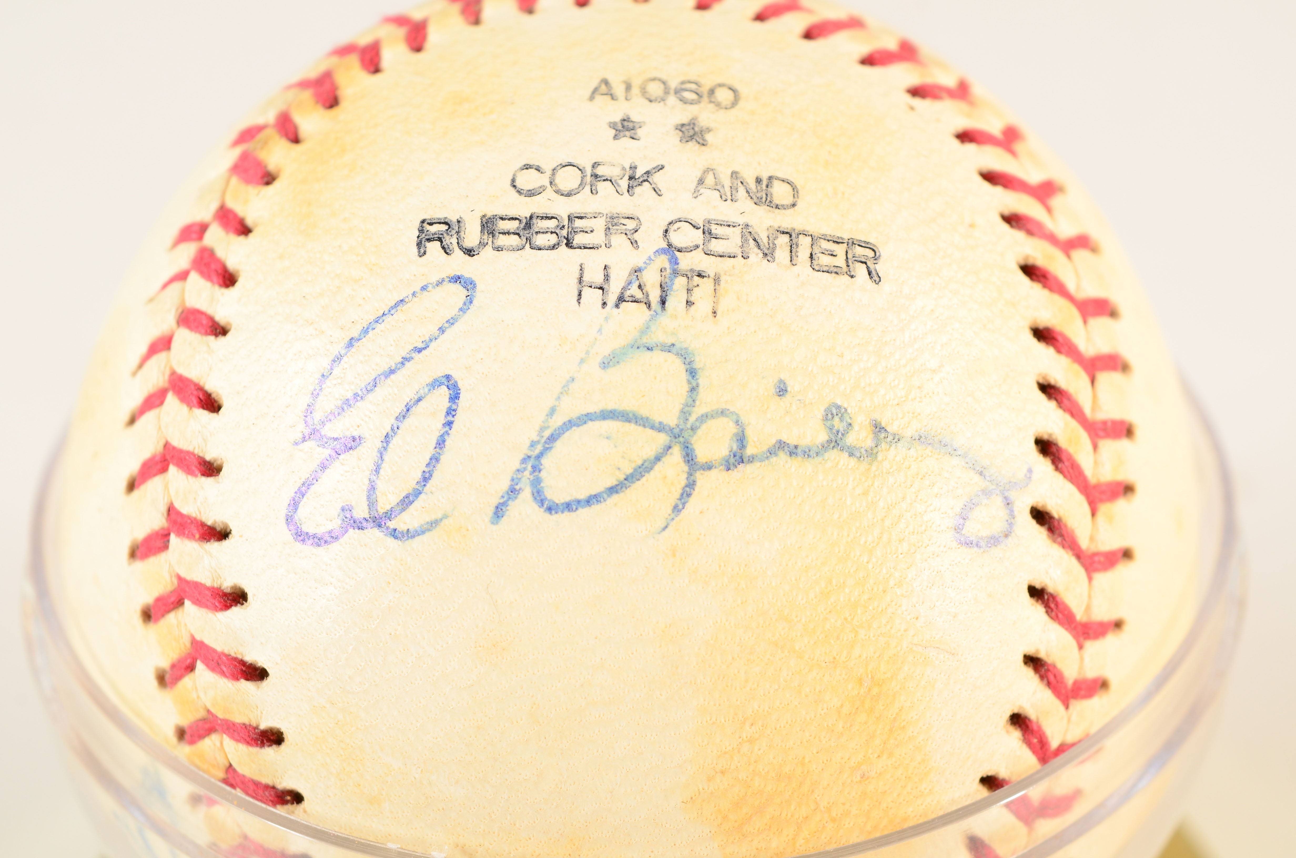 Perez, Bailey and Chaney Signed Baseballs