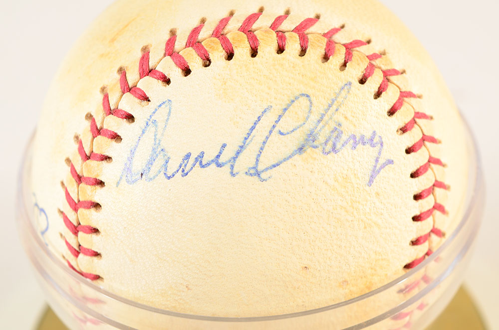 Perez, Bailey and Chaney Signed Baseballs