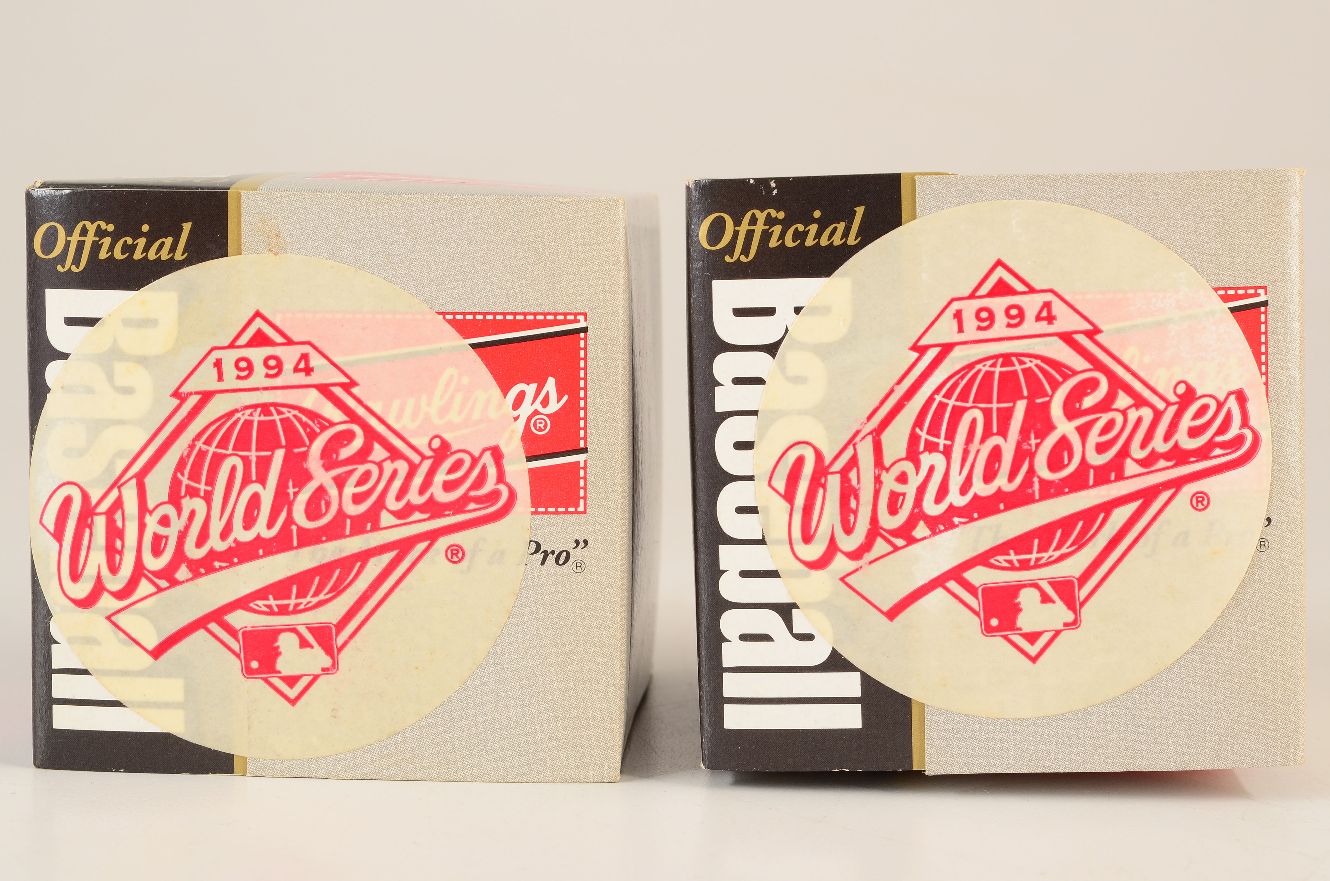 Two Sealed 1994 World Series Baseballs