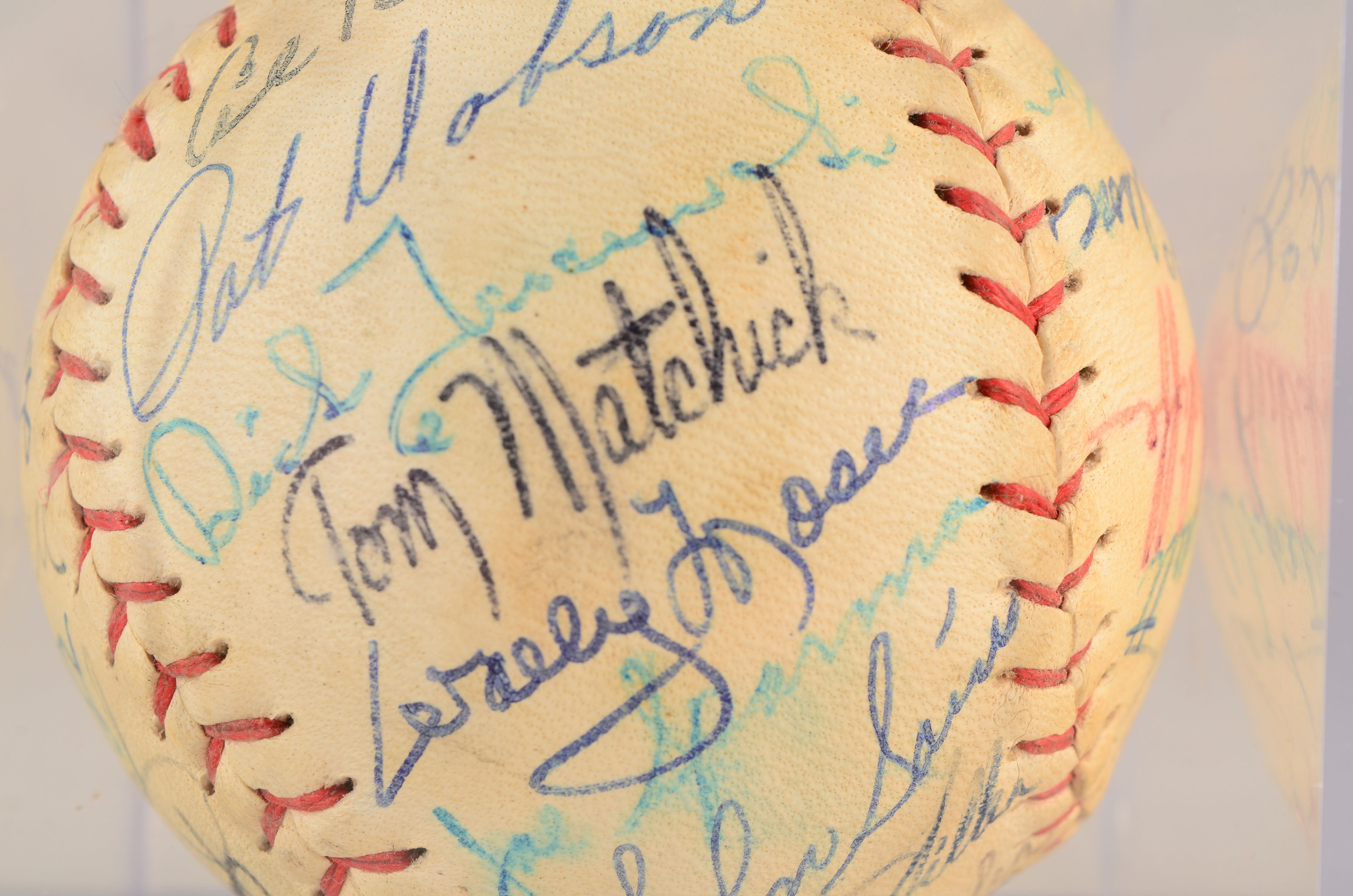 1968 Detroit Tigers Signed Baseball