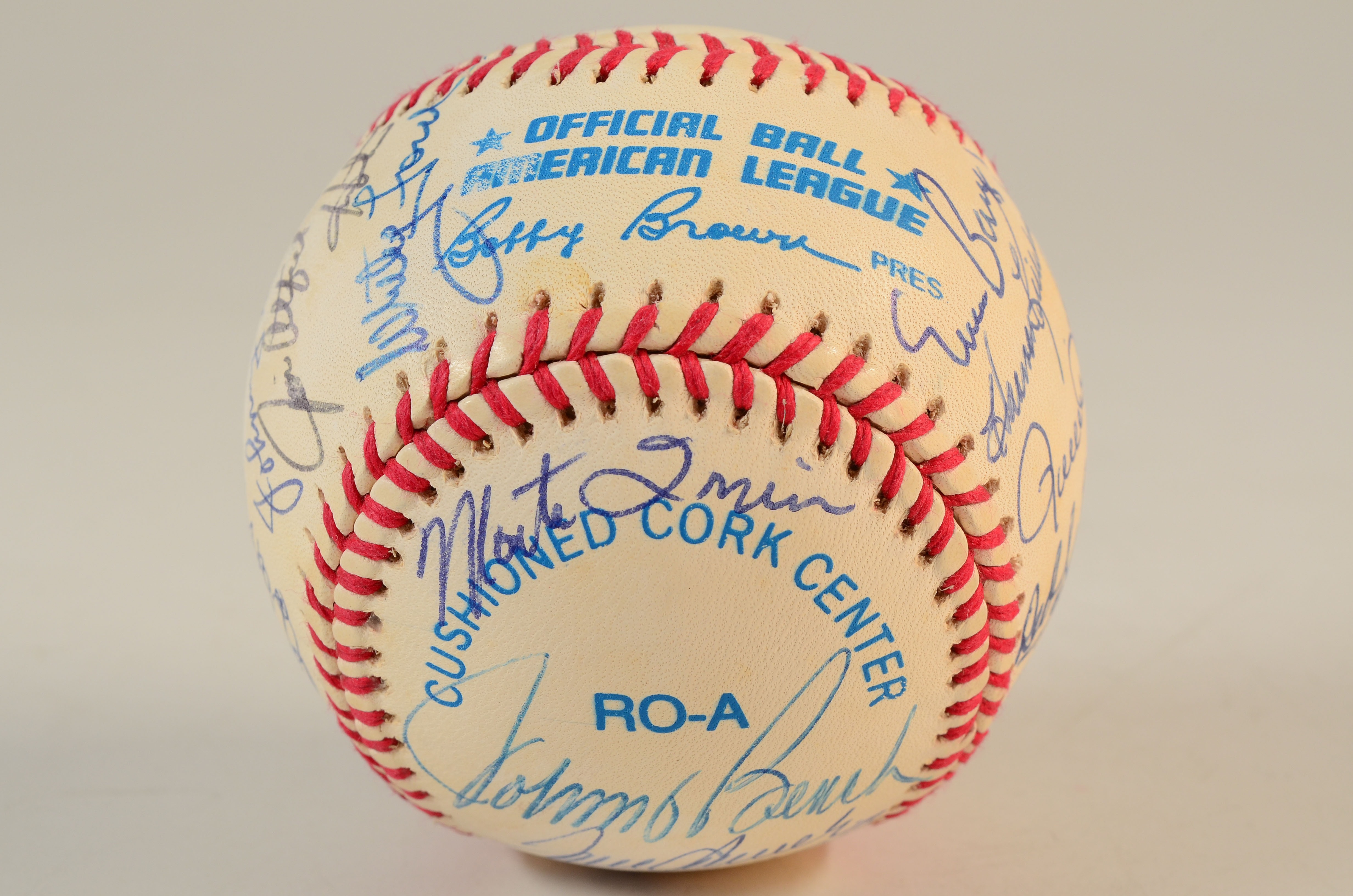 Hall of Famers Signed Baseball  COA
