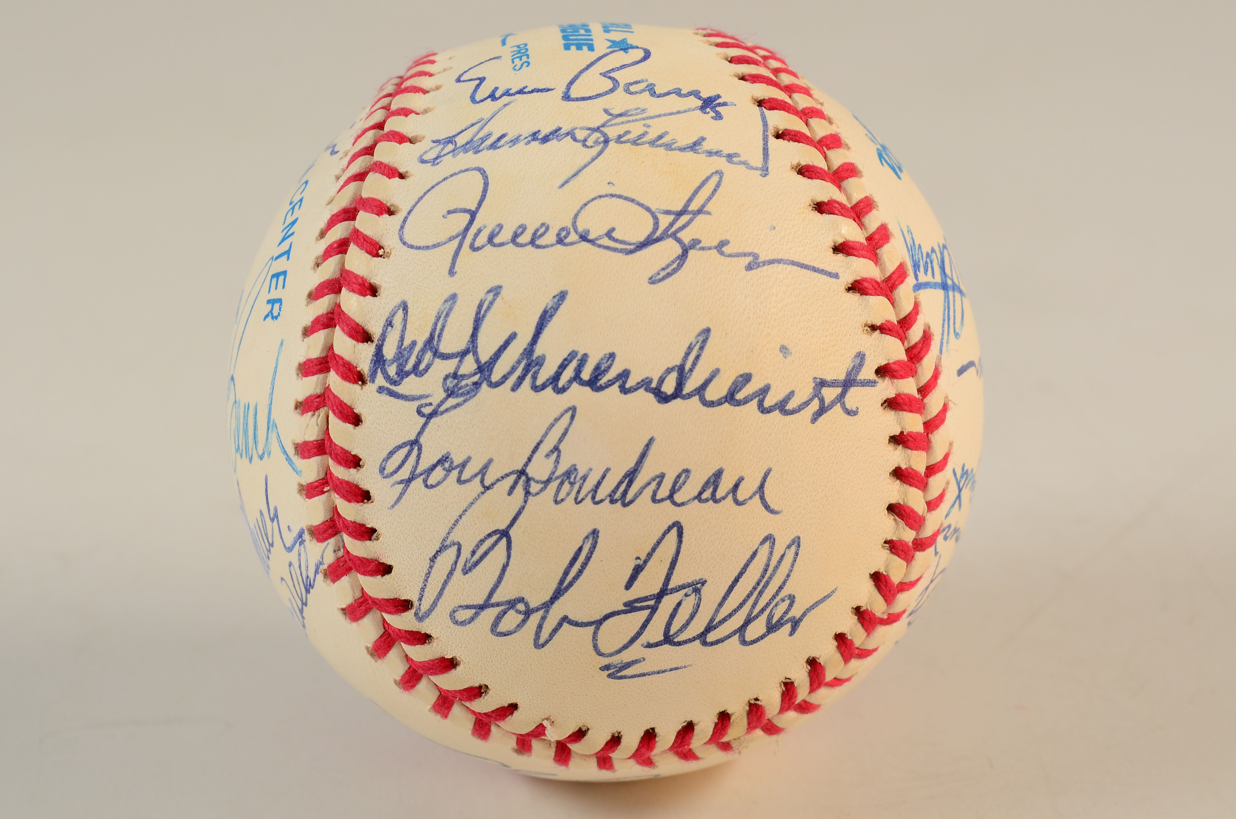 Hall of Famers Signed Baseball  COA