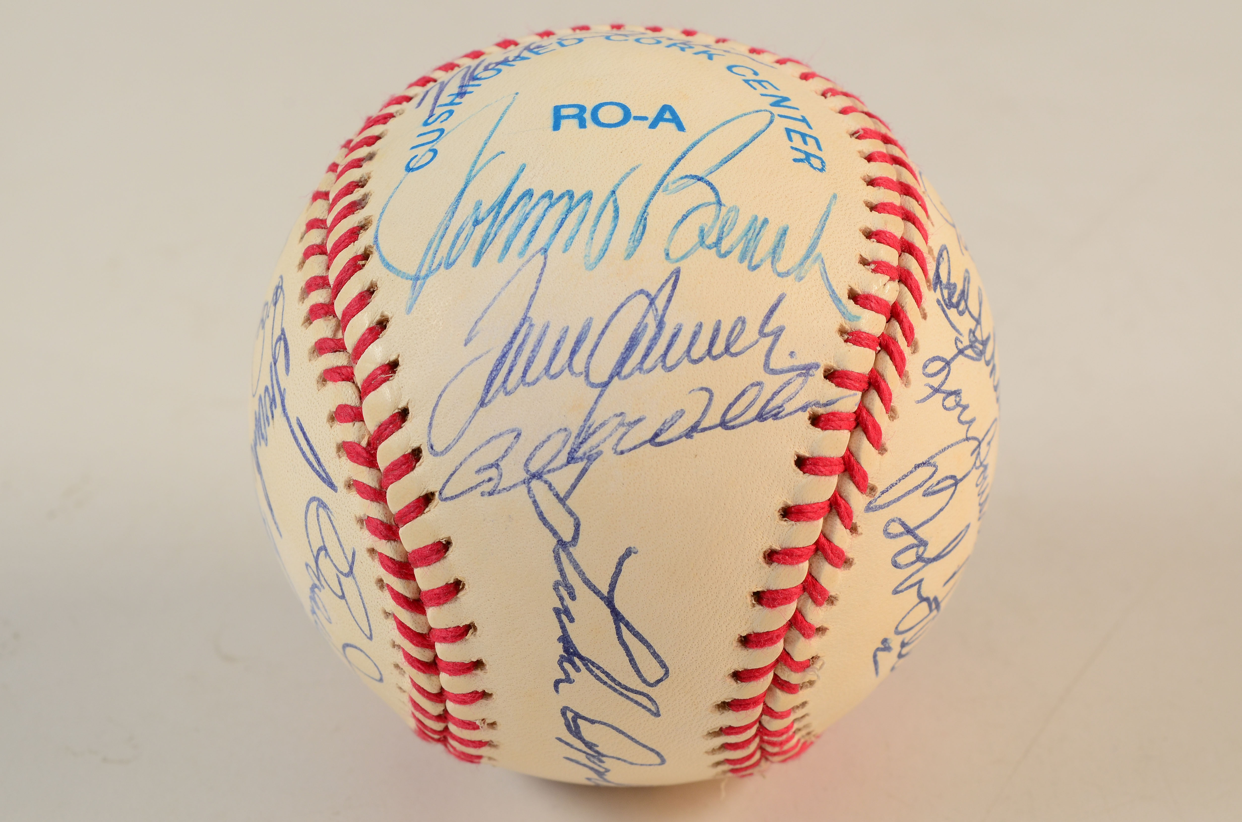Hall of Famers Signed Baseball  COA