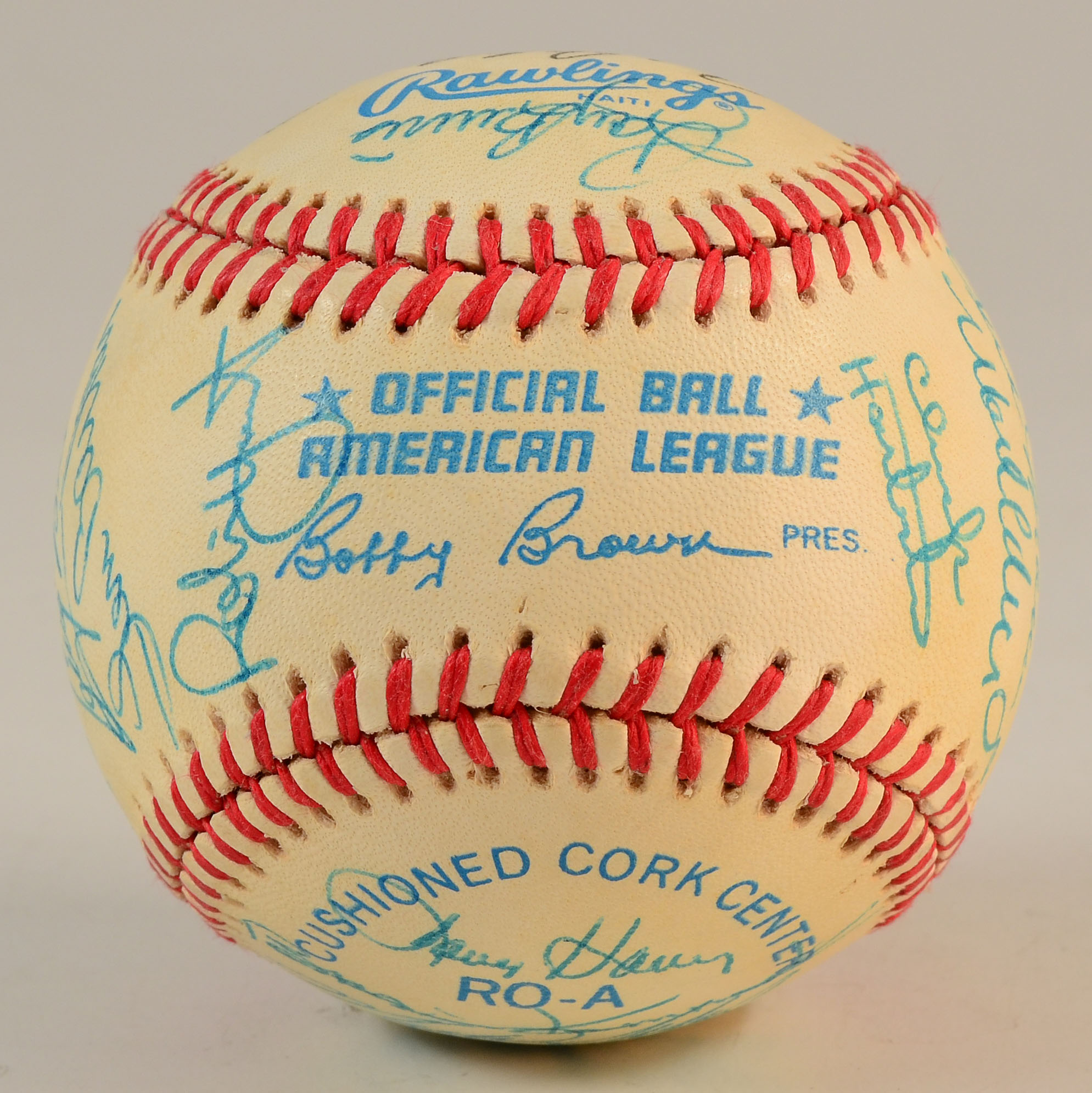 1987 Milwaukee Brewers Signed Baseball