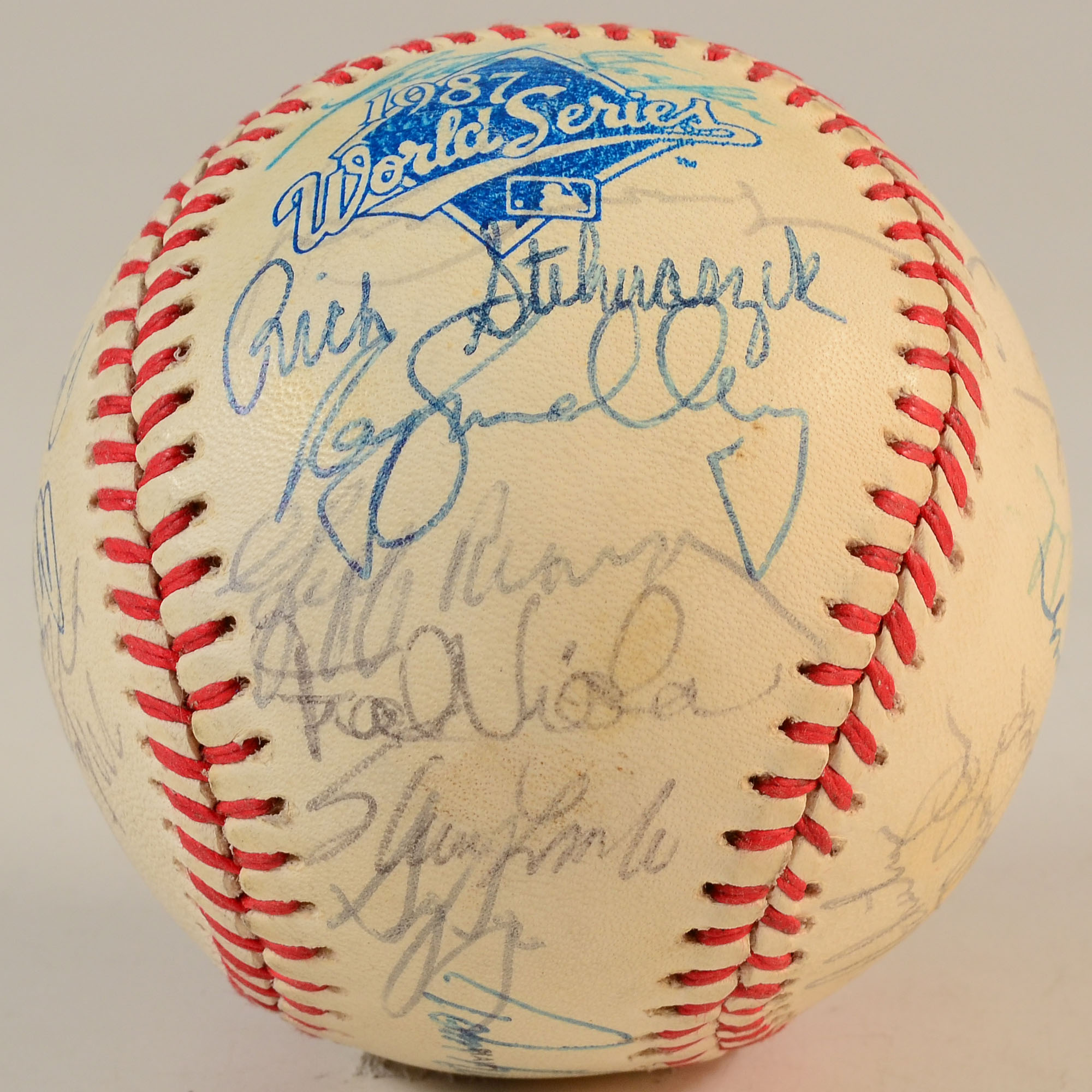1987 Minnesota Twins Signed Baseball