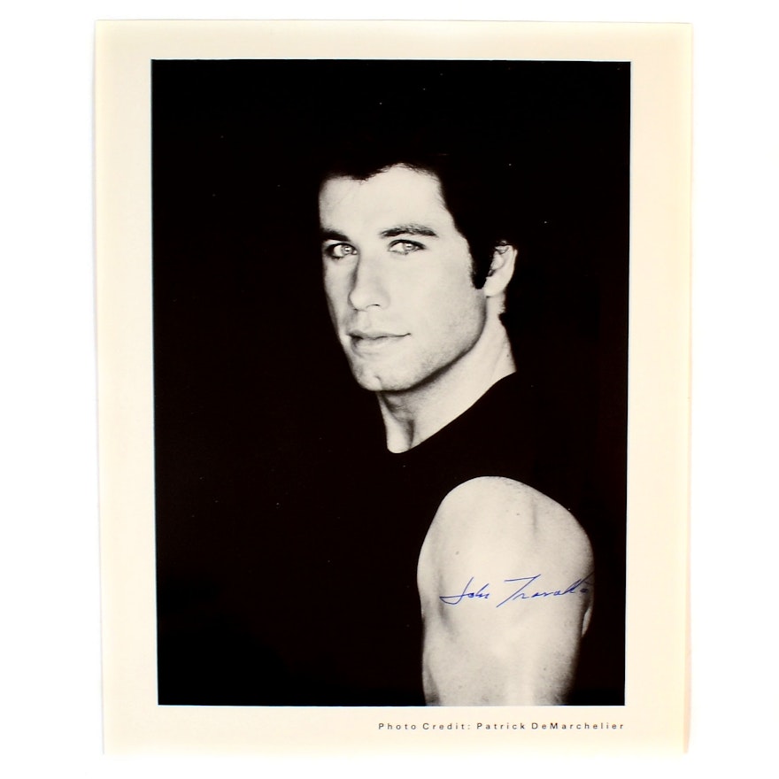 John Travolta Signed Photo