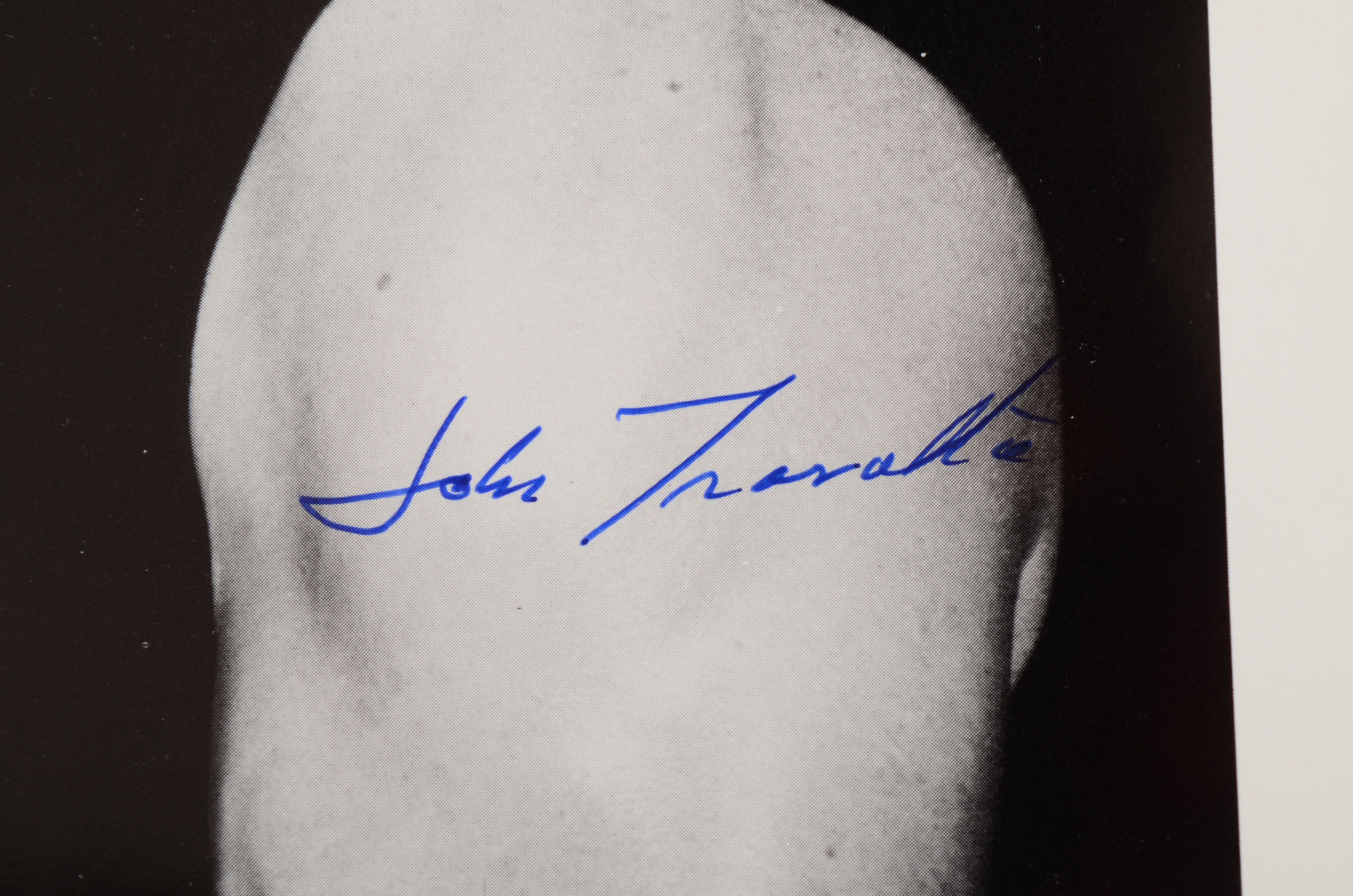 John Travolta Signed Photo