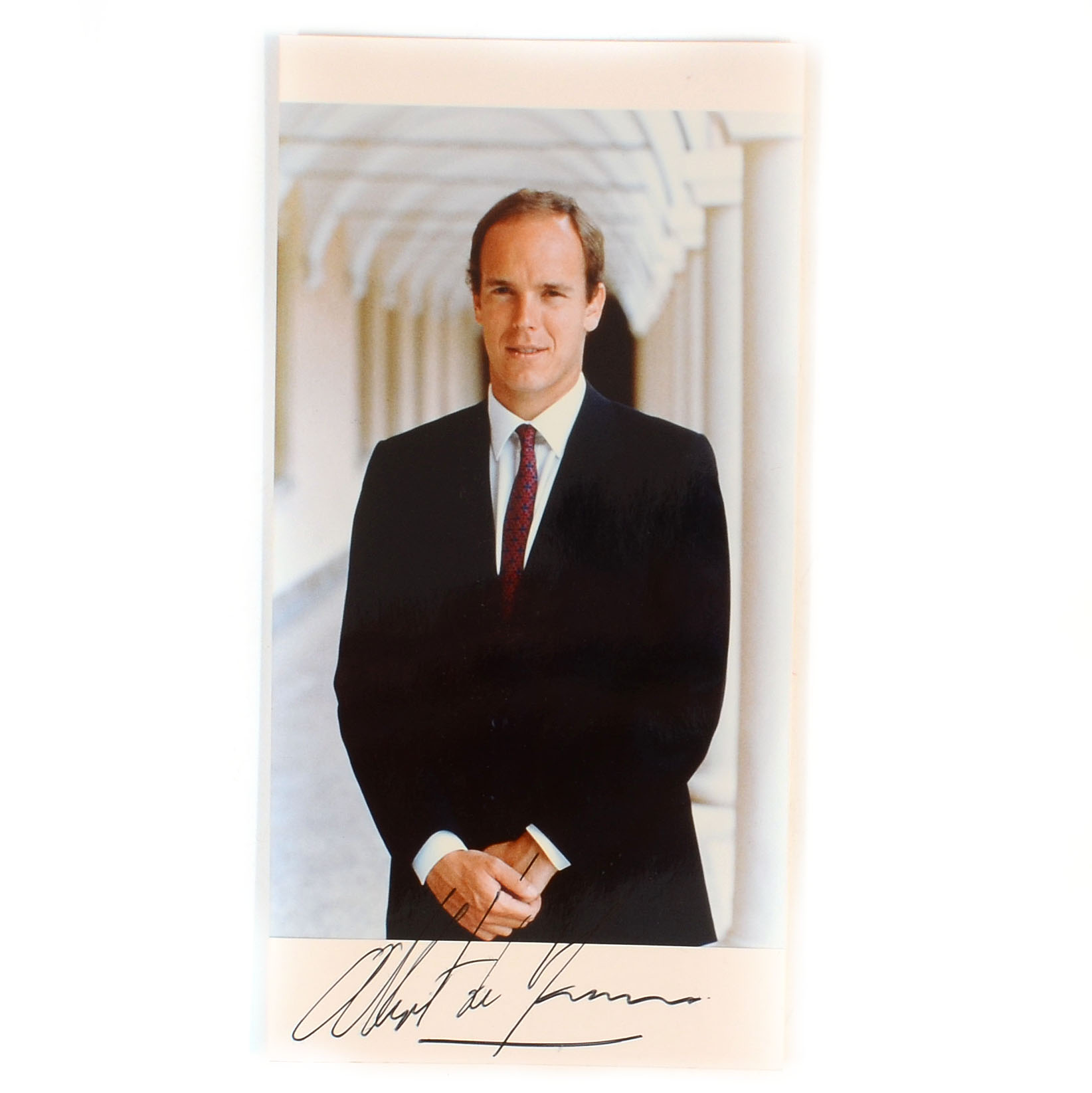 Signed Photo Of Albert II Prince Of Monaco