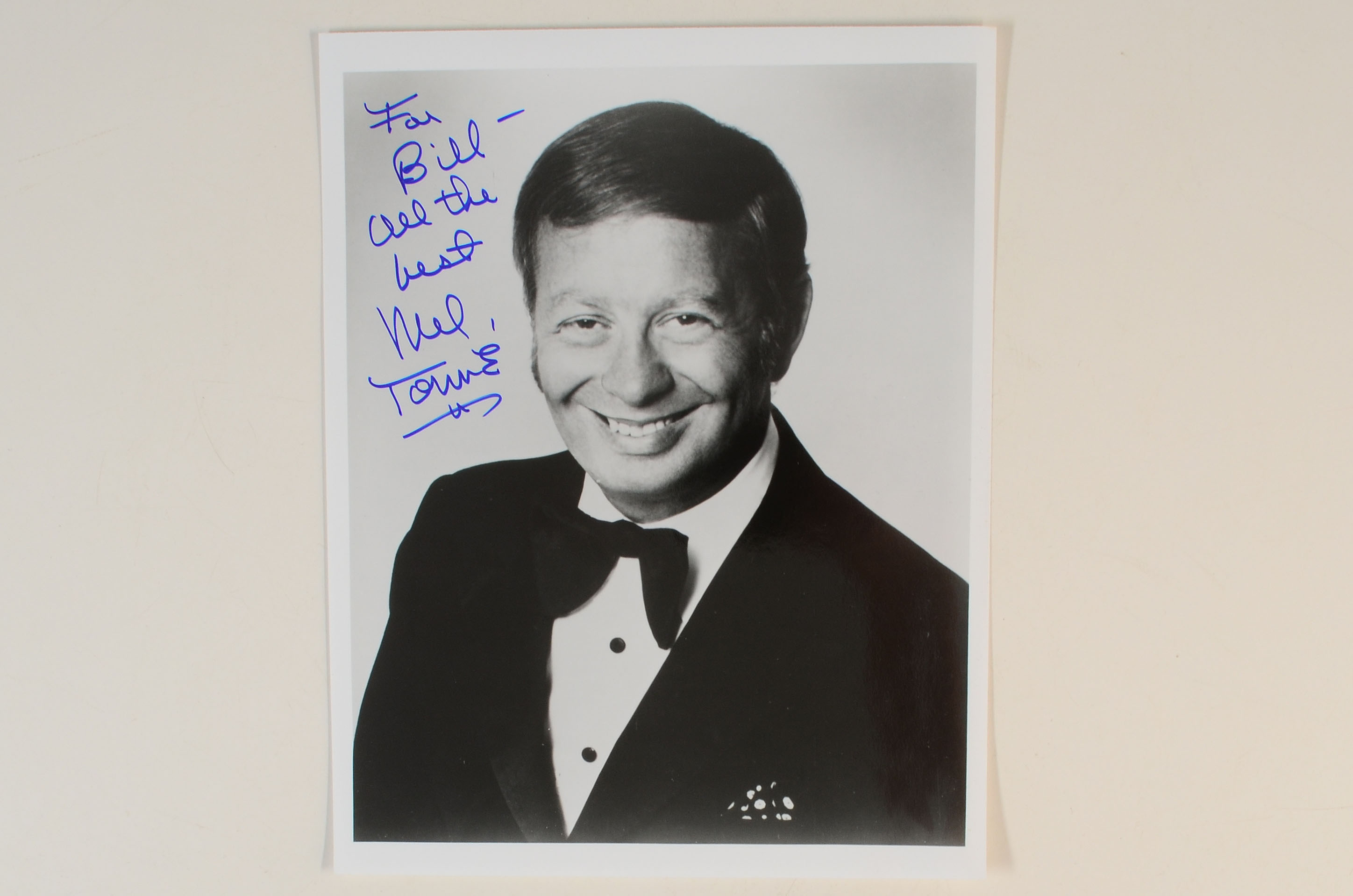 Dean Martin, Mel Torme, and Tony Martin Signed Photos