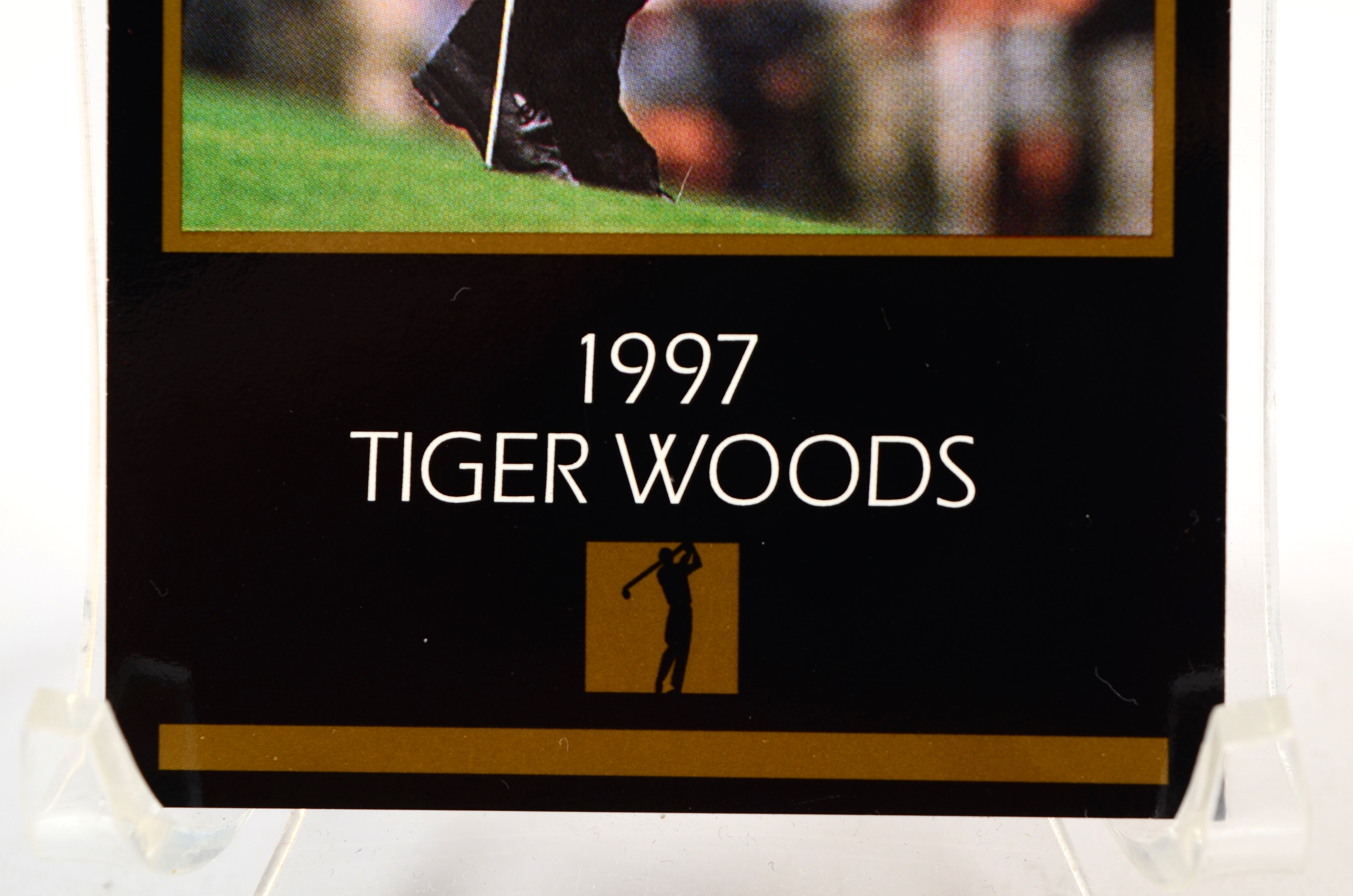 1997 Tiger Woods "Grand Slam" Rookie Golf Card
