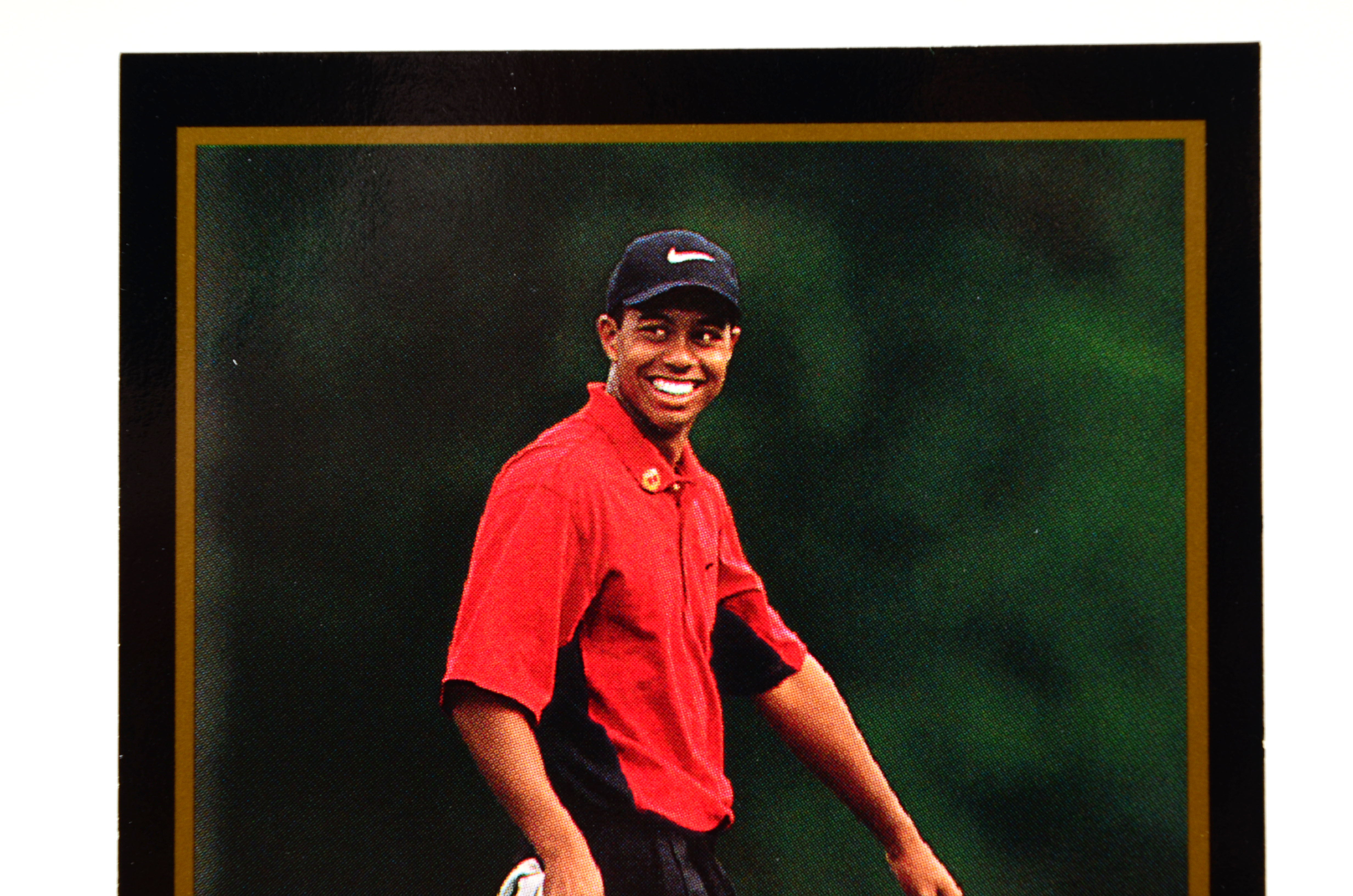 1997 Tiger Woods "Grand Slam" Rookie Golf Card
