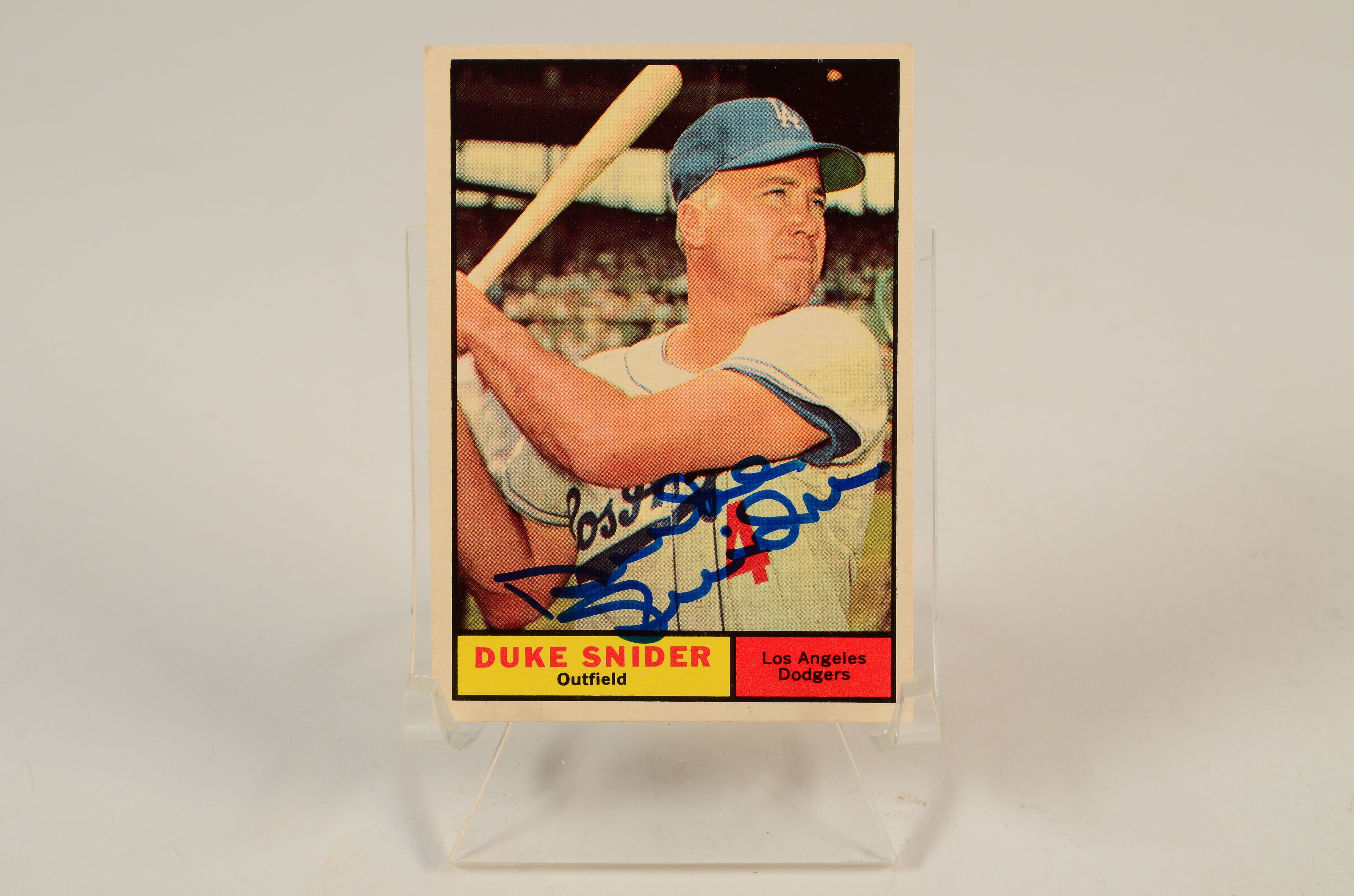 Seven Signed Hall Of Fame Player Baseball Cards