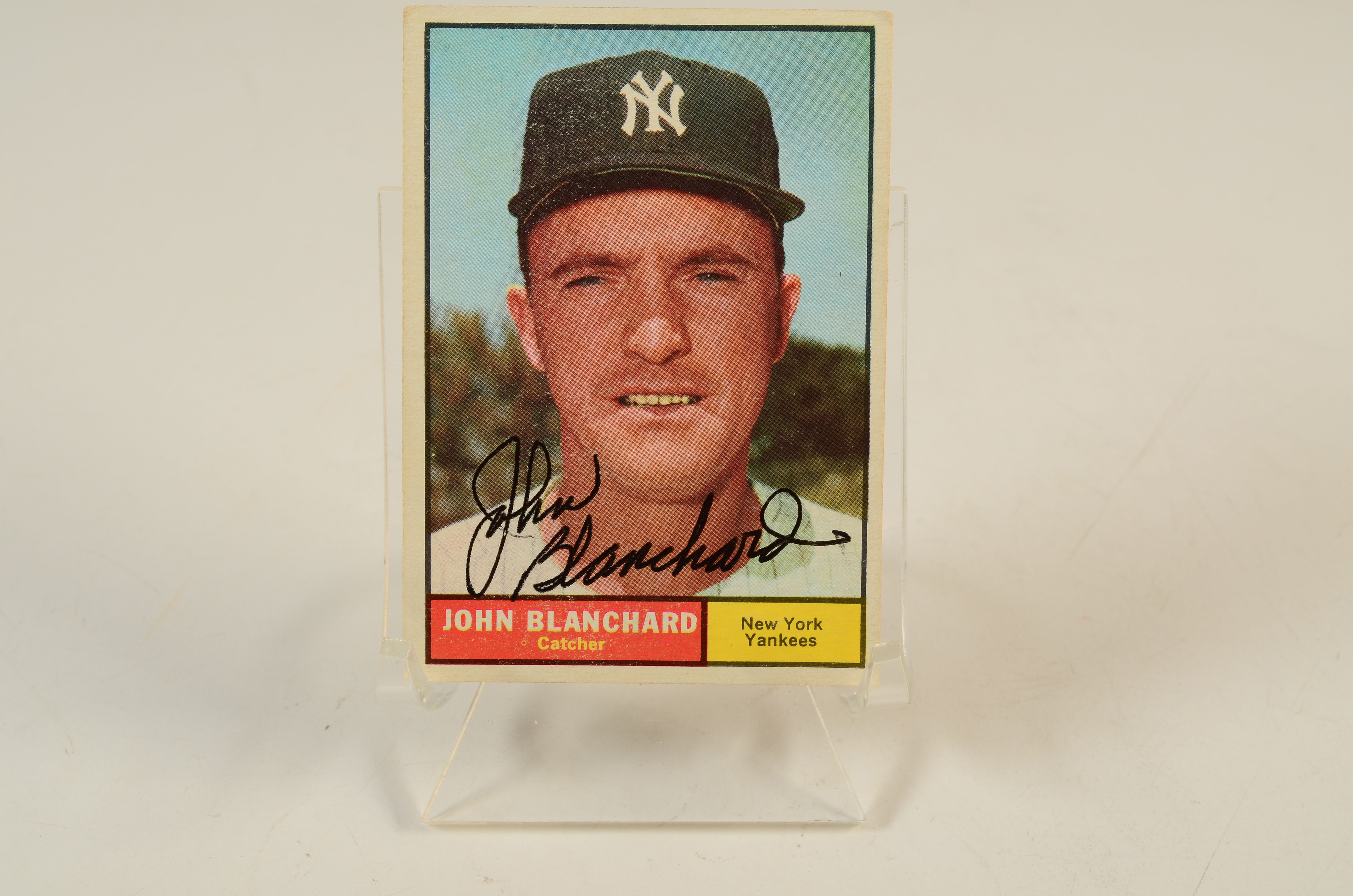 Berra, Houk, Winfield, and Blanchard Signed Cards