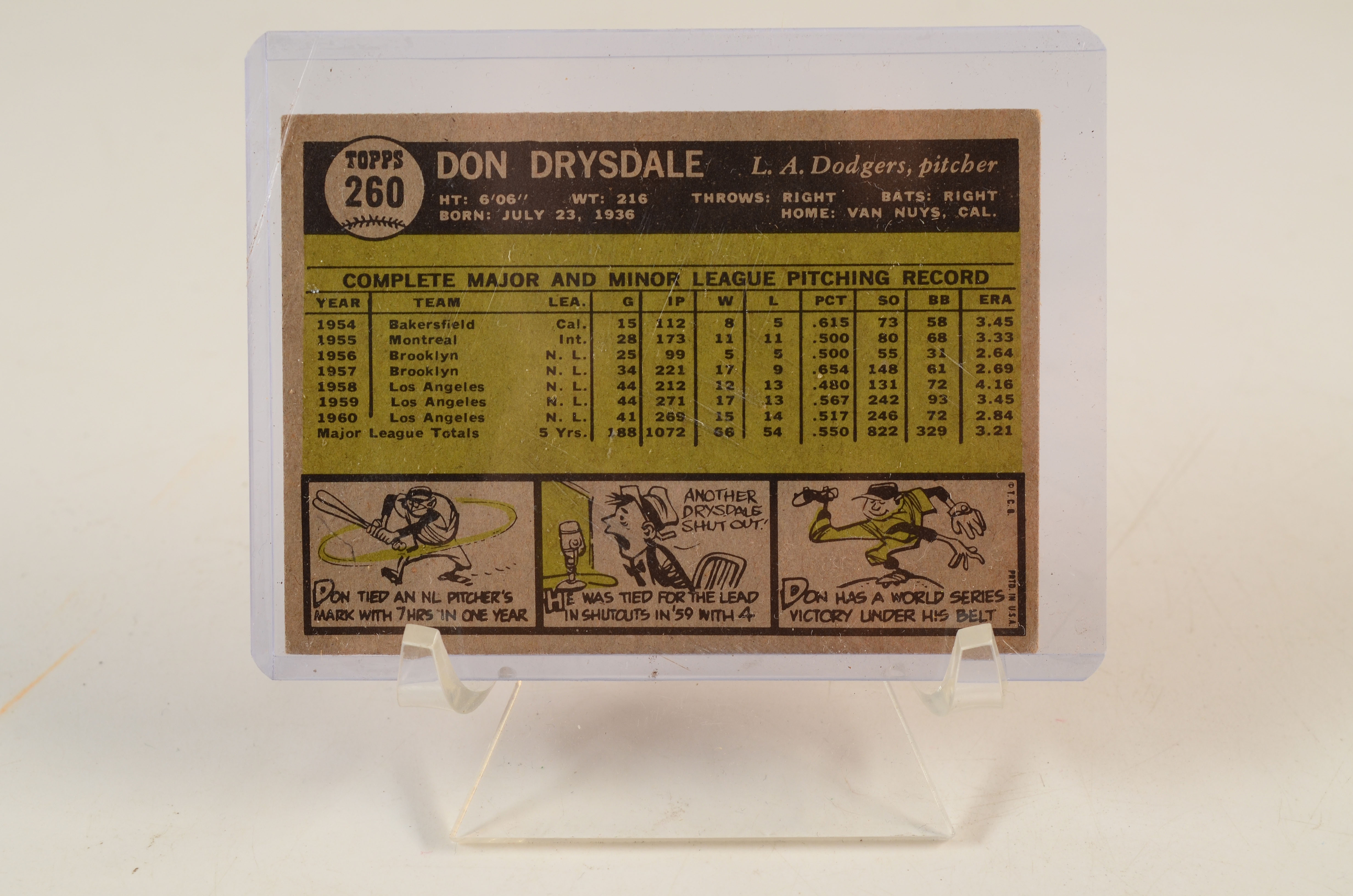 Six 1961 Hall Of Fame Player Topps Baseball Cards