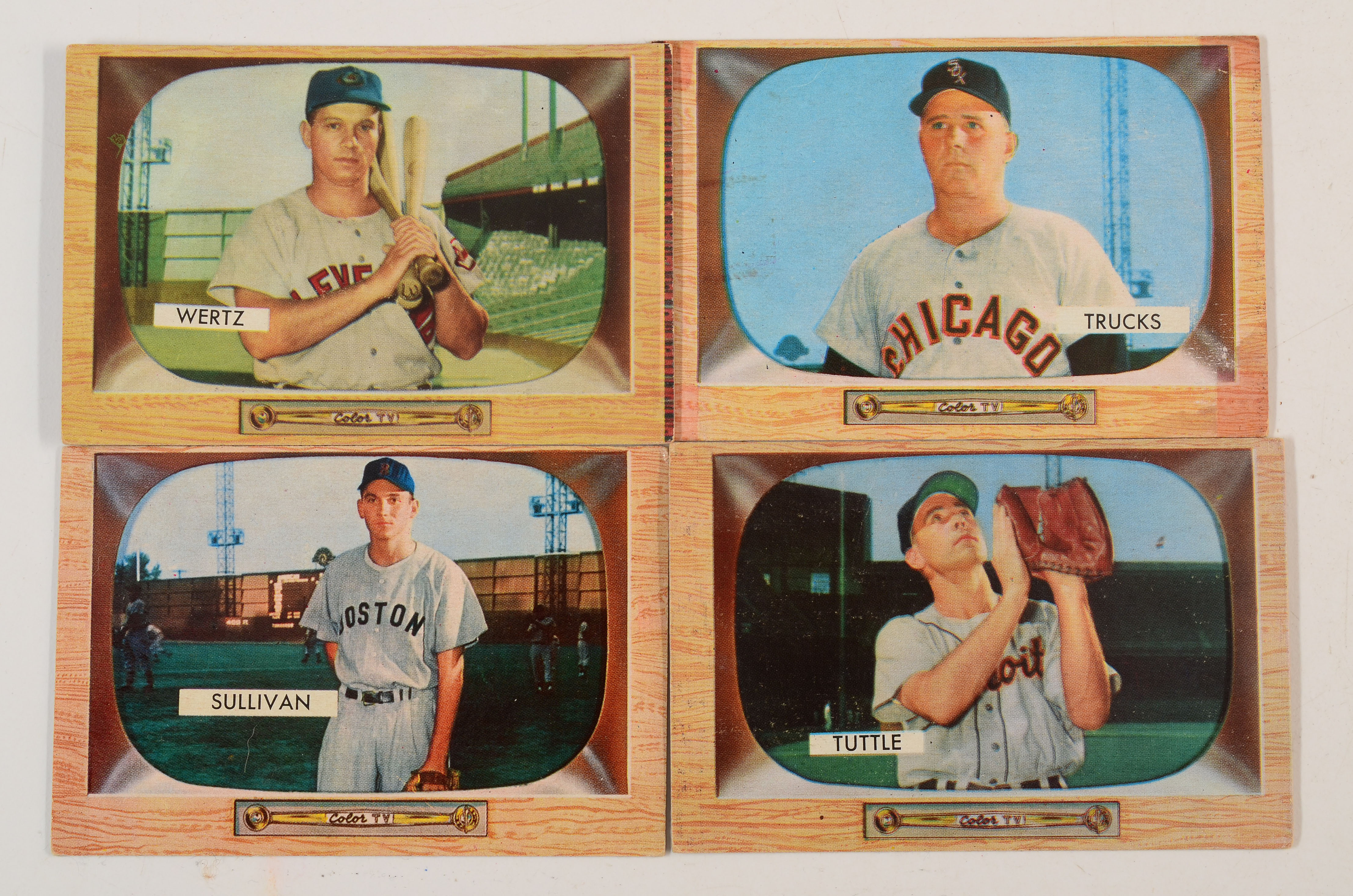 Twenty 1955 Bowman Baseball Cards