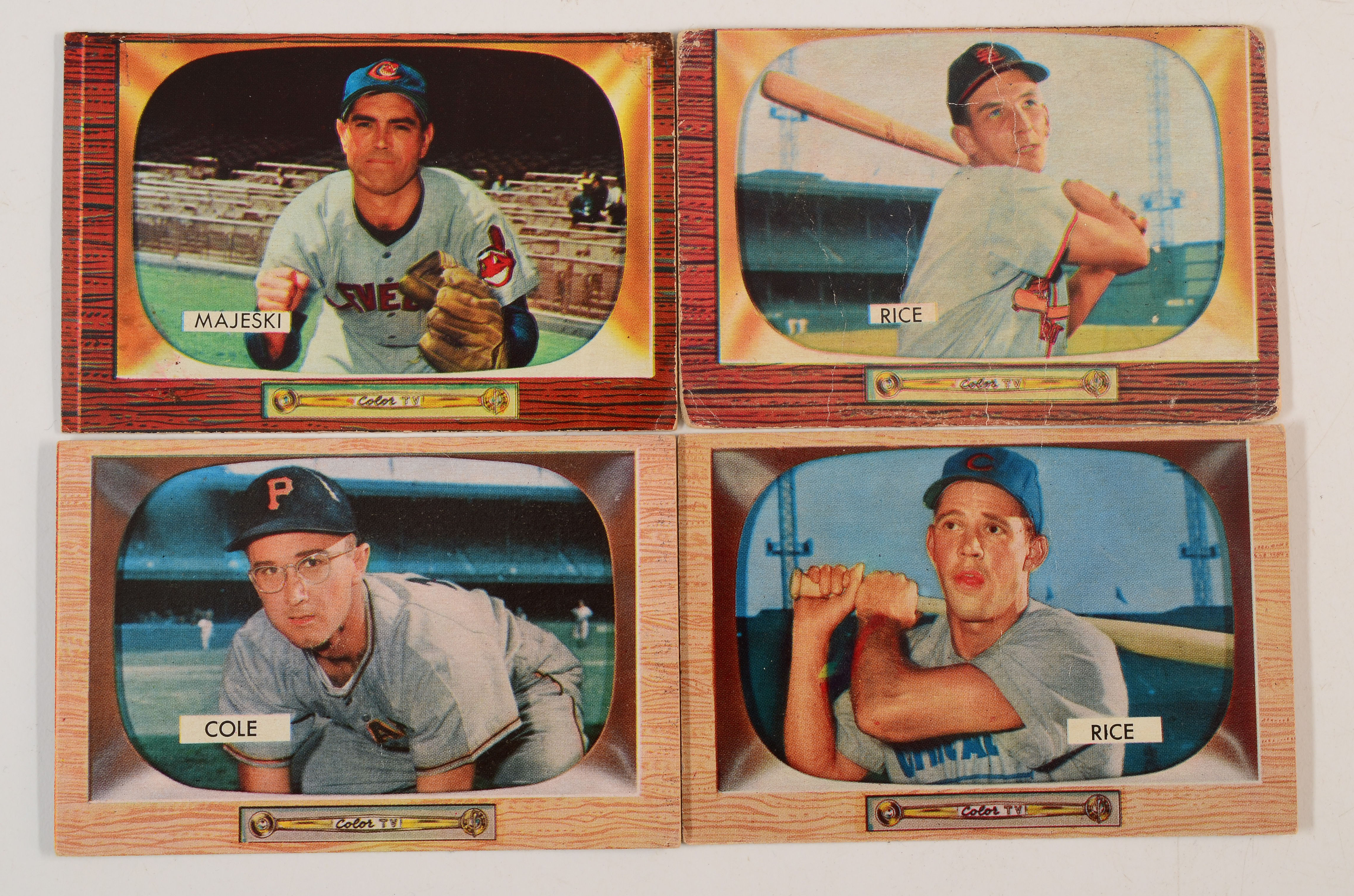 Twenty 1955 Bowman Baseball Cards