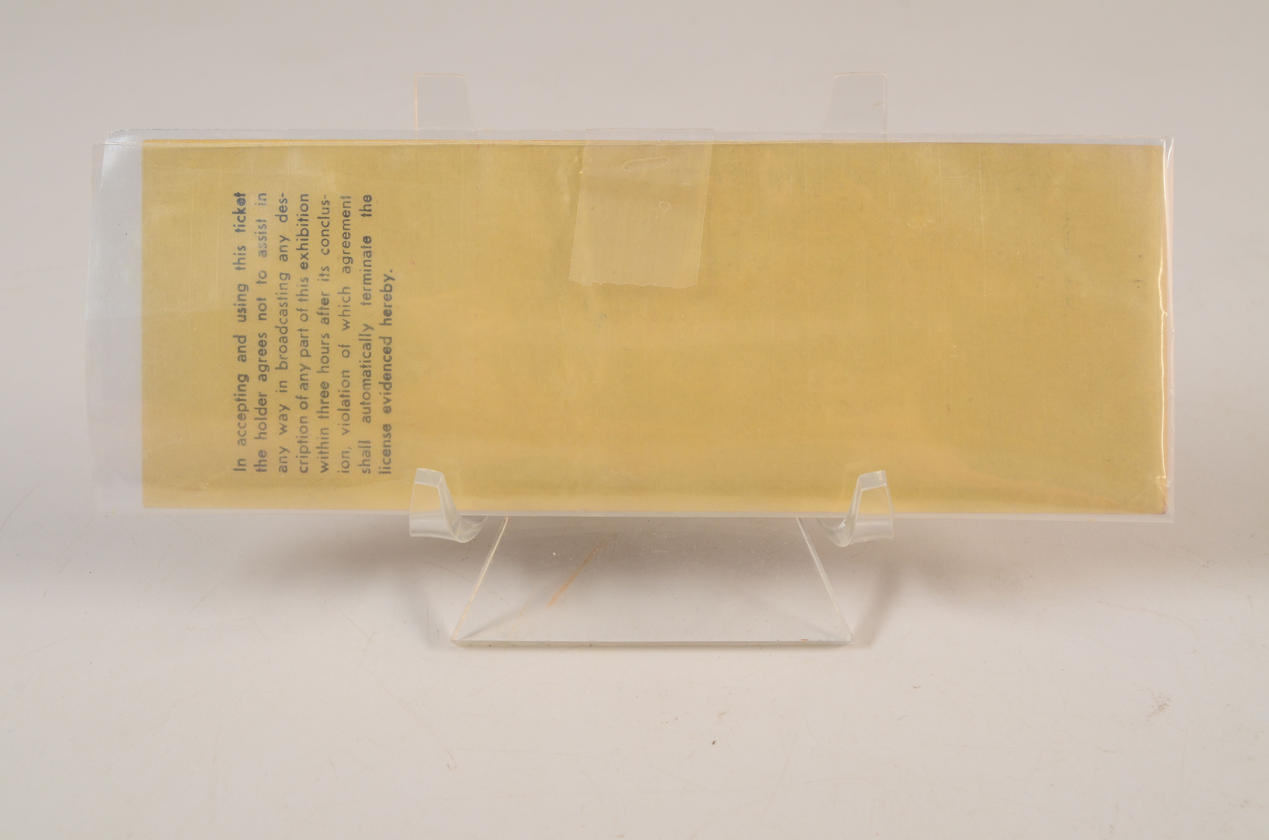 1953 Rocky Marciano Vs. Joe Walcott Boxing Ticket