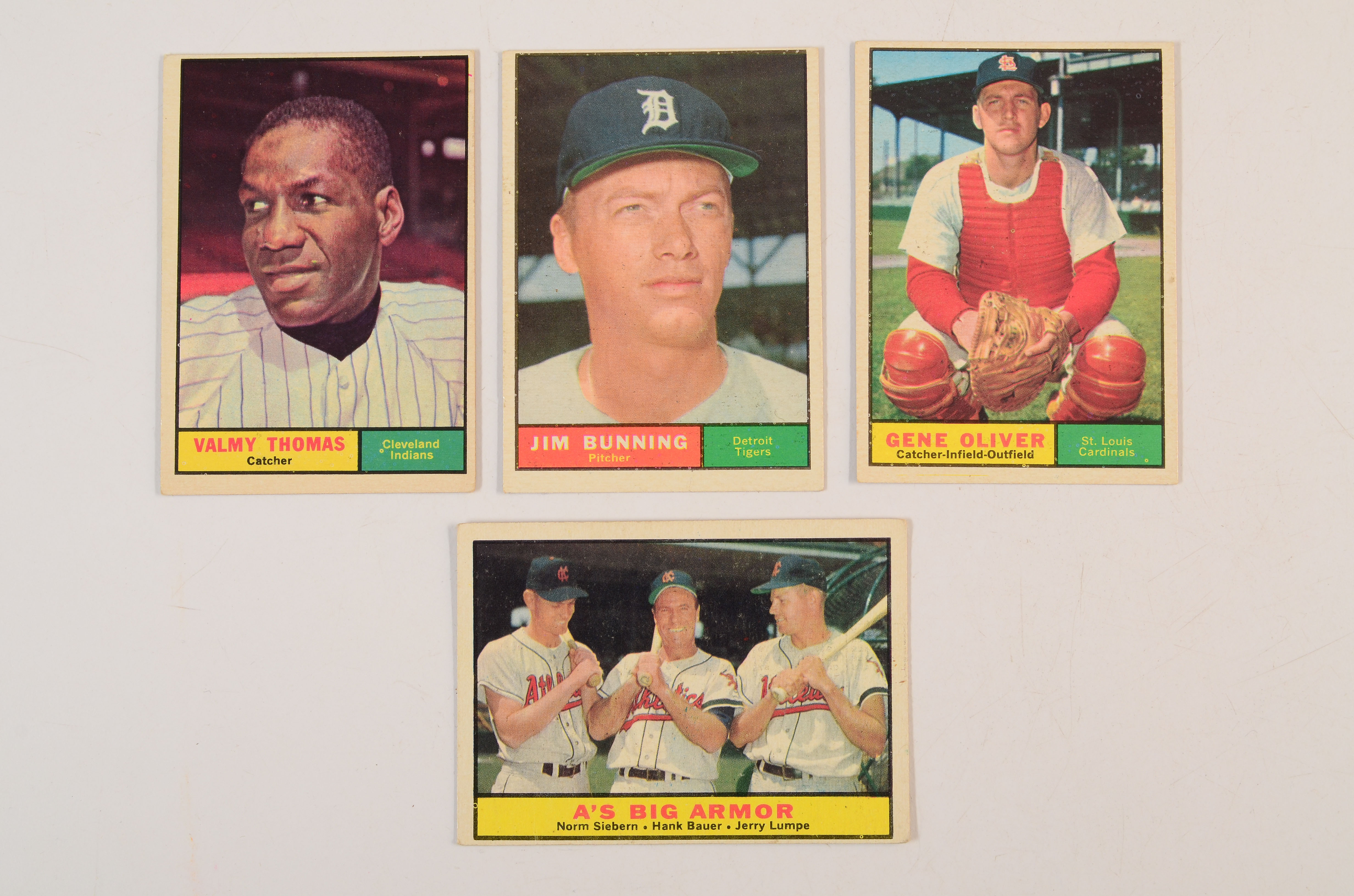 Thirty-Six 1961 Topps Baseball Cards