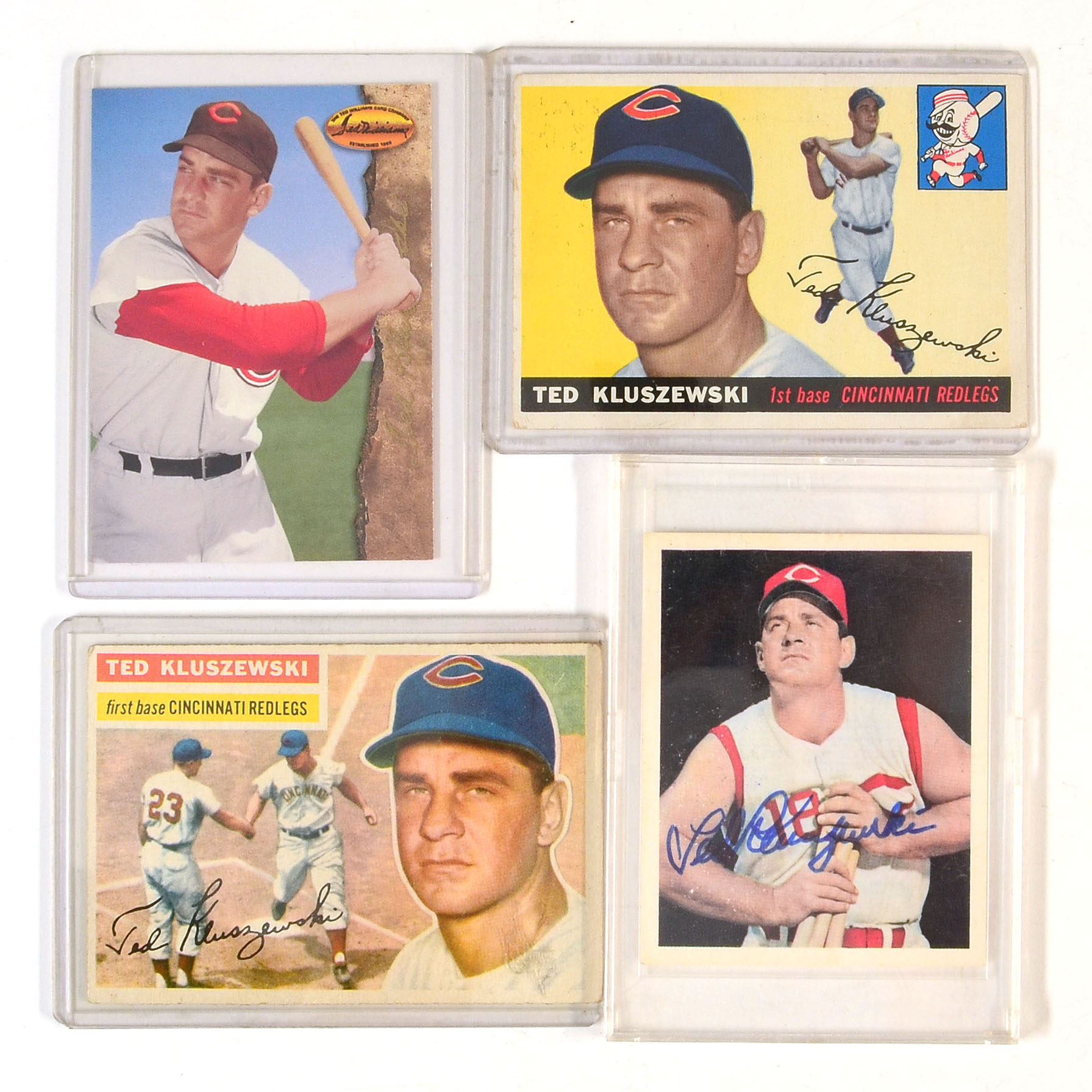 Ted Kluszewski Signed Card and More