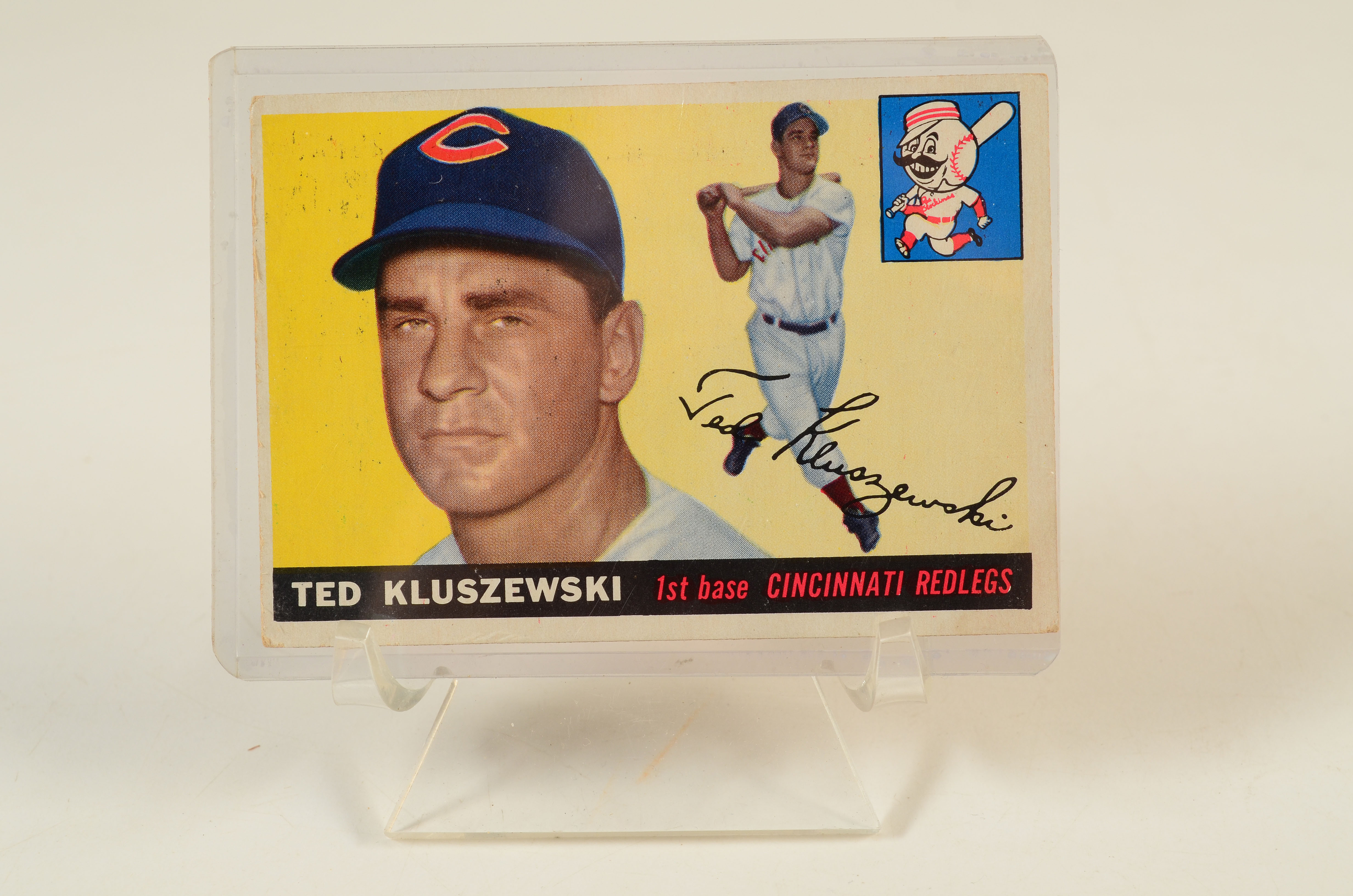 Ted Kluszewski Signed Card and More