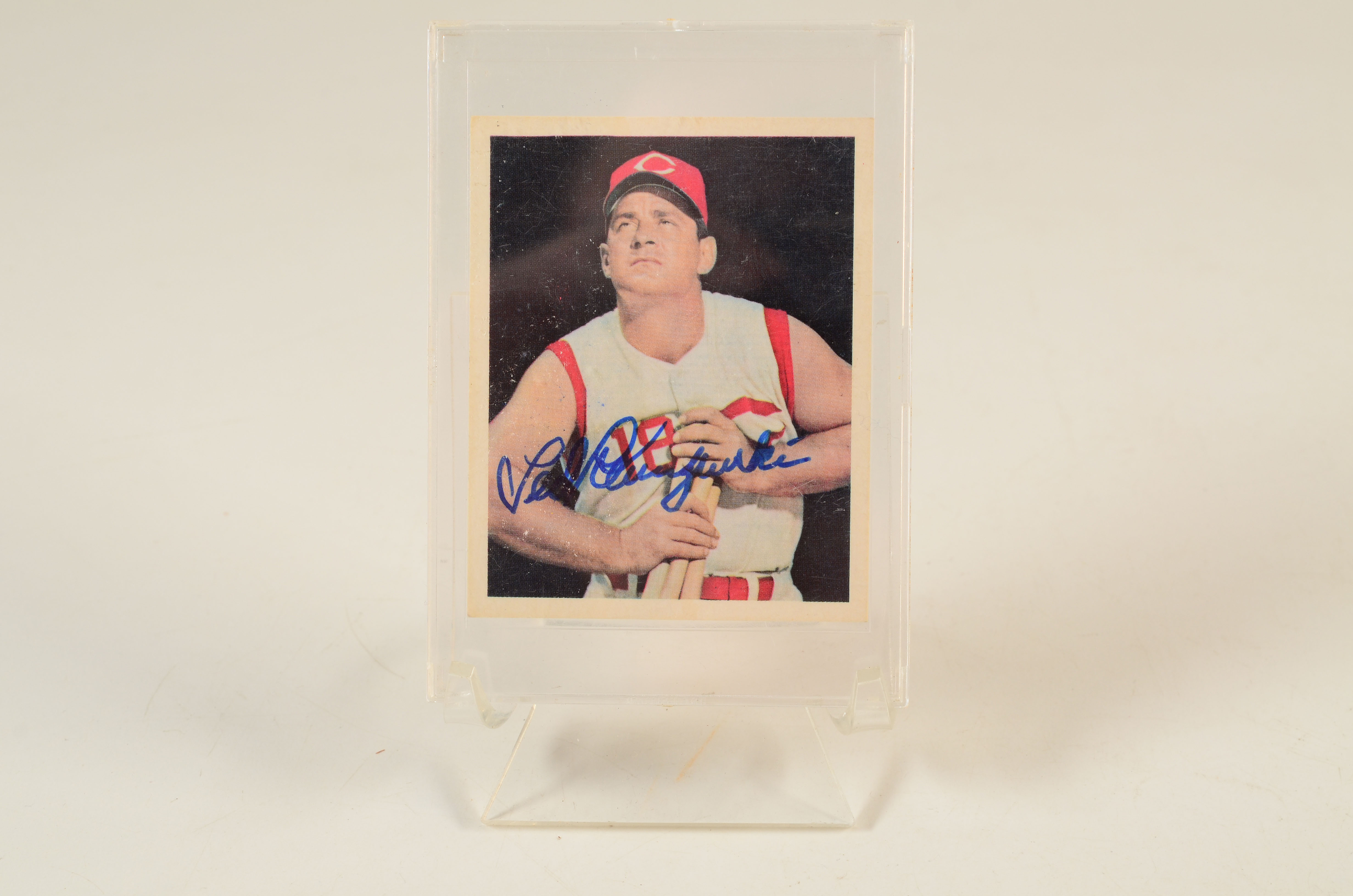 Ted Kluszewski Signed Card and More