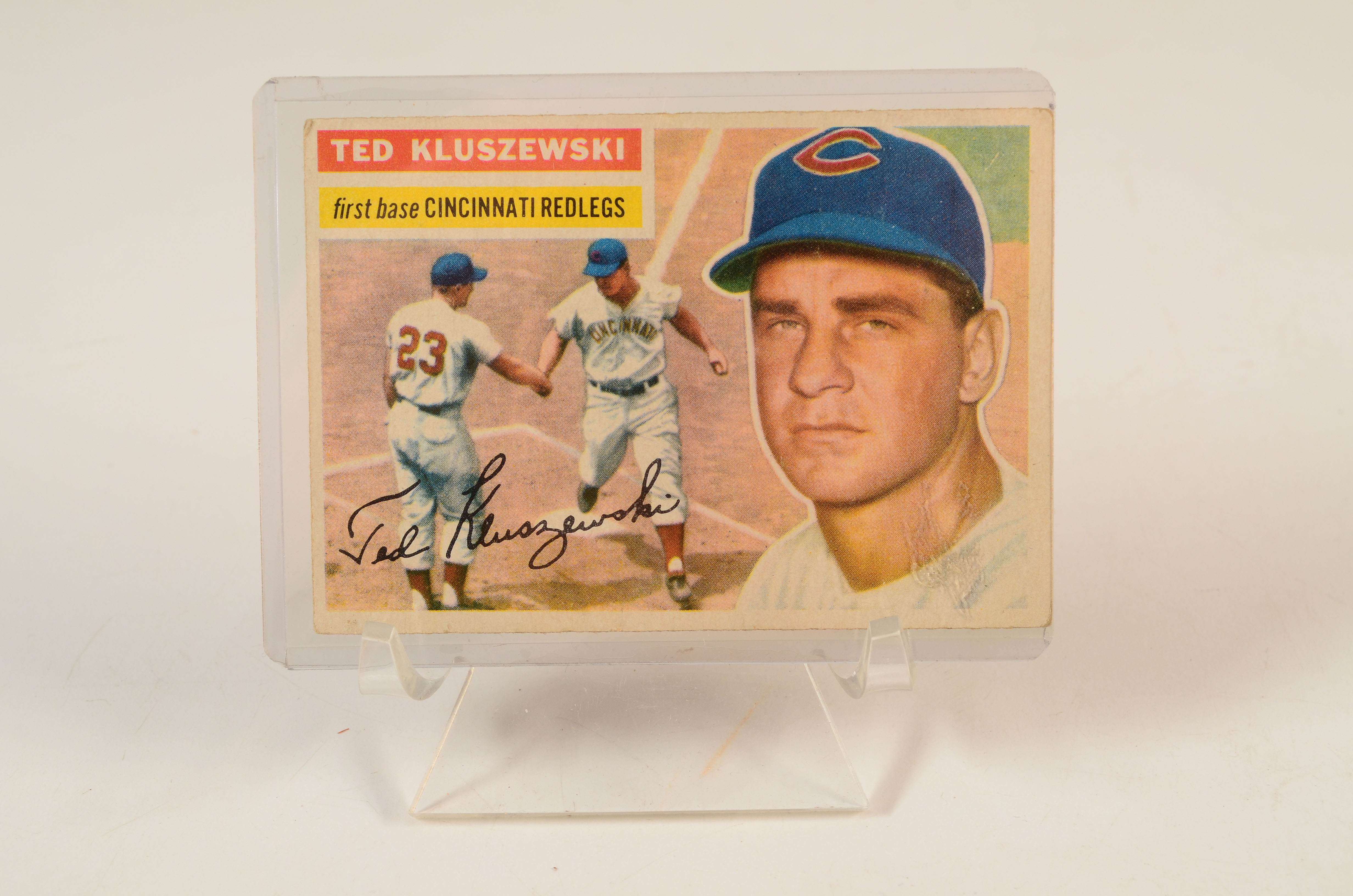Ted Kluszewski Signed Card and More