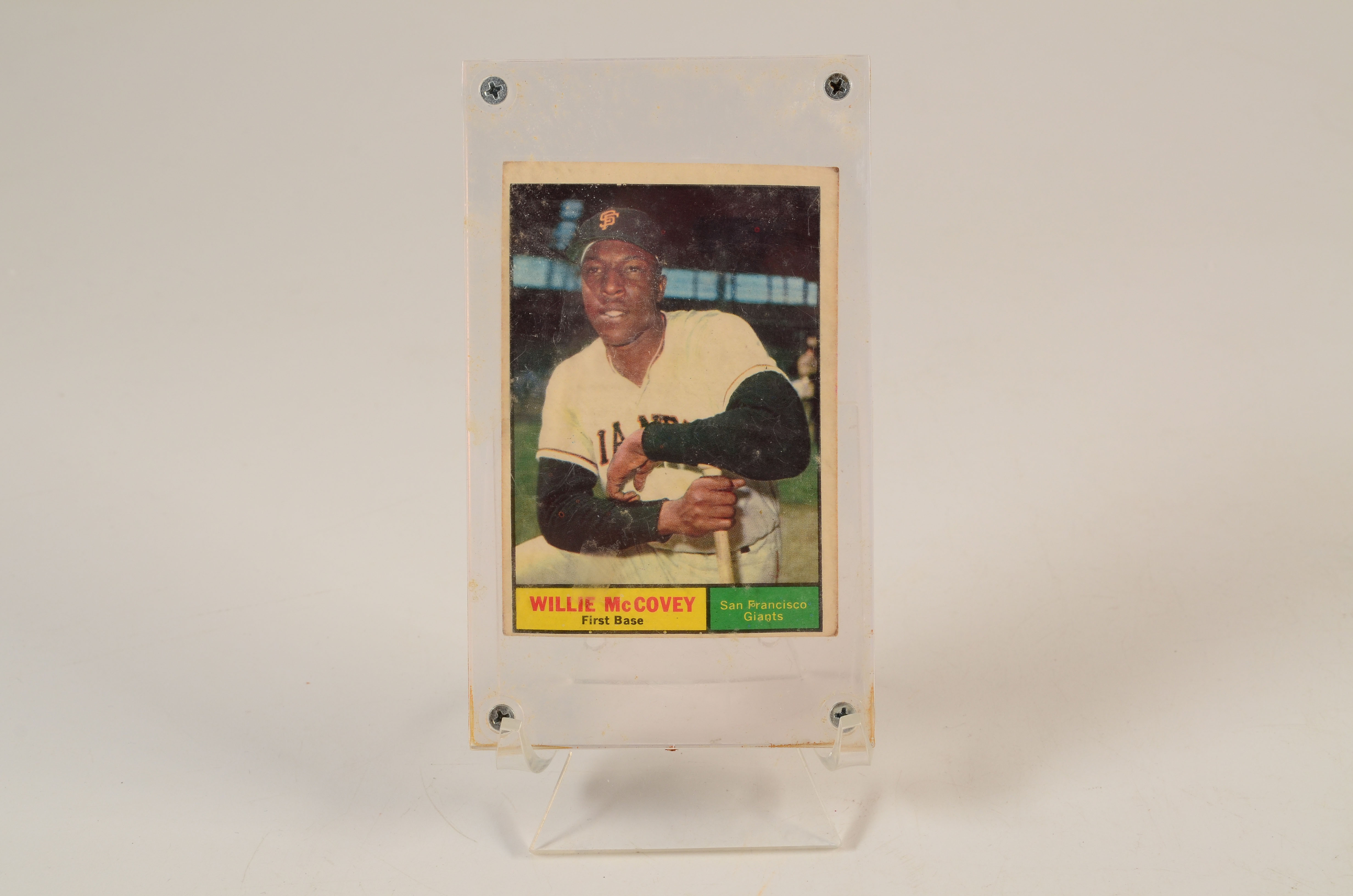 Campanella and McCovey Topps 1961 Baseball Cards