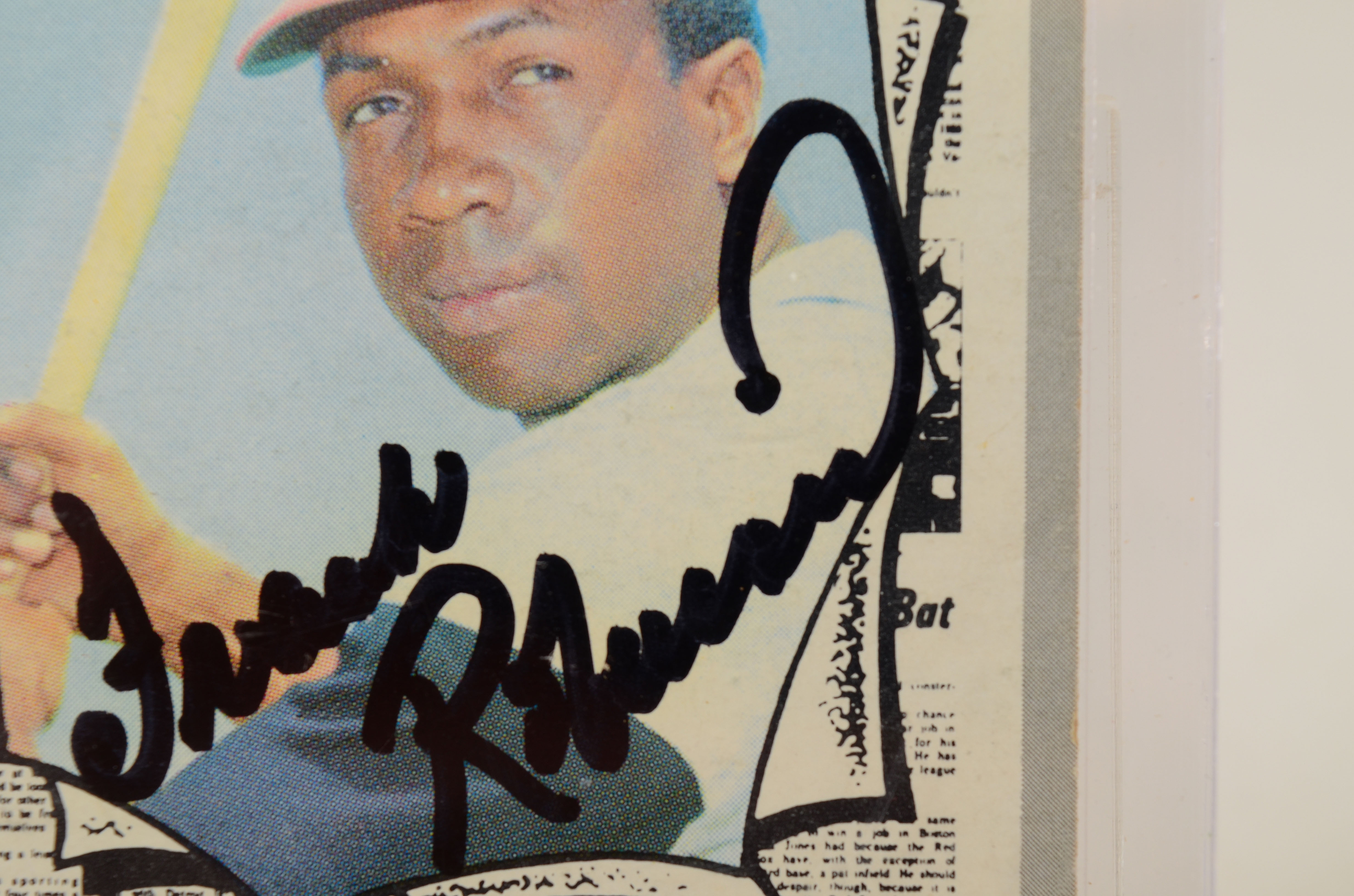Rose and F. Robinson Autographed Baseball Cards