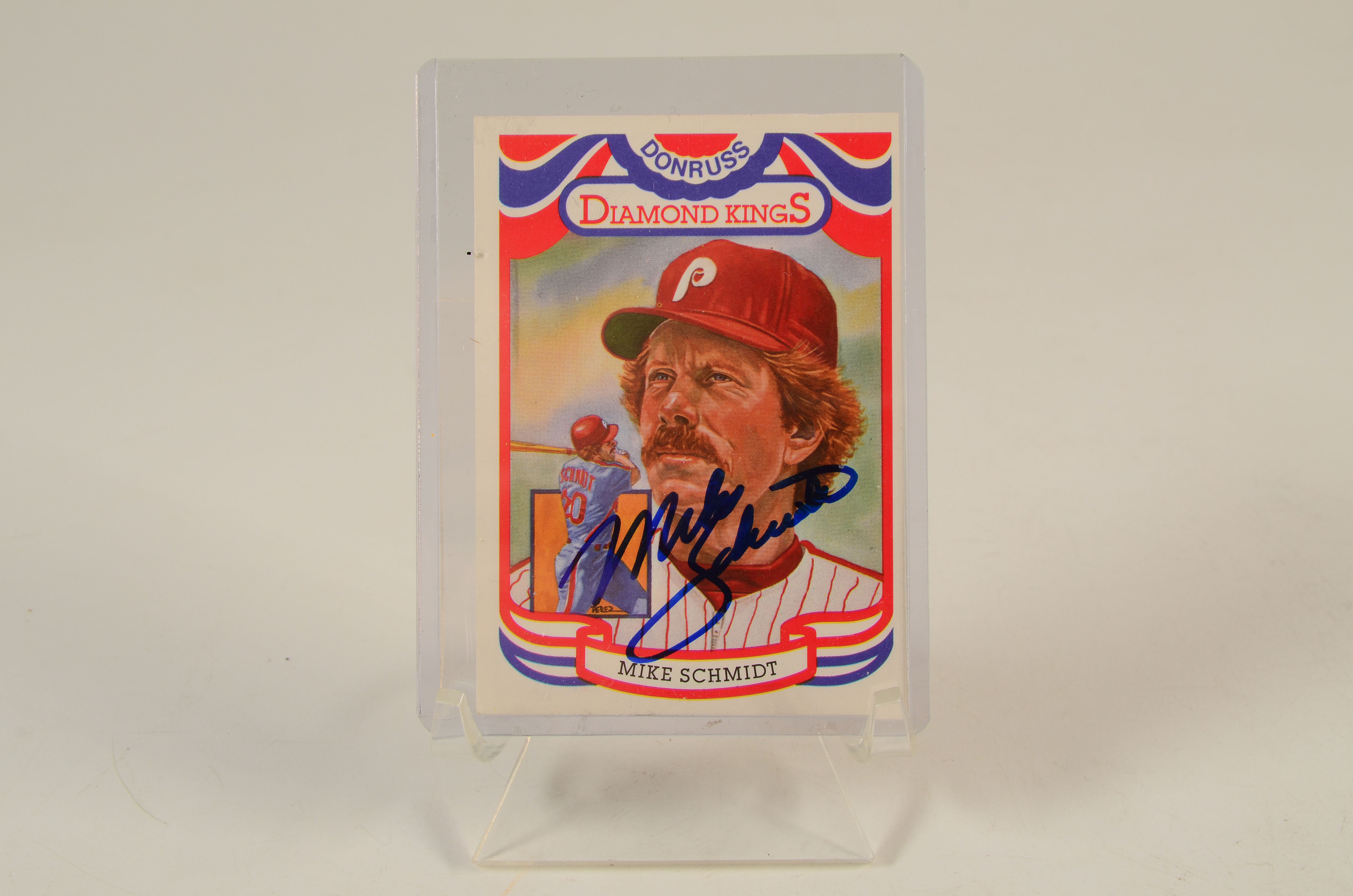 Eight Signed Baseball Cards Including Seaver, Yaz and Schmidt