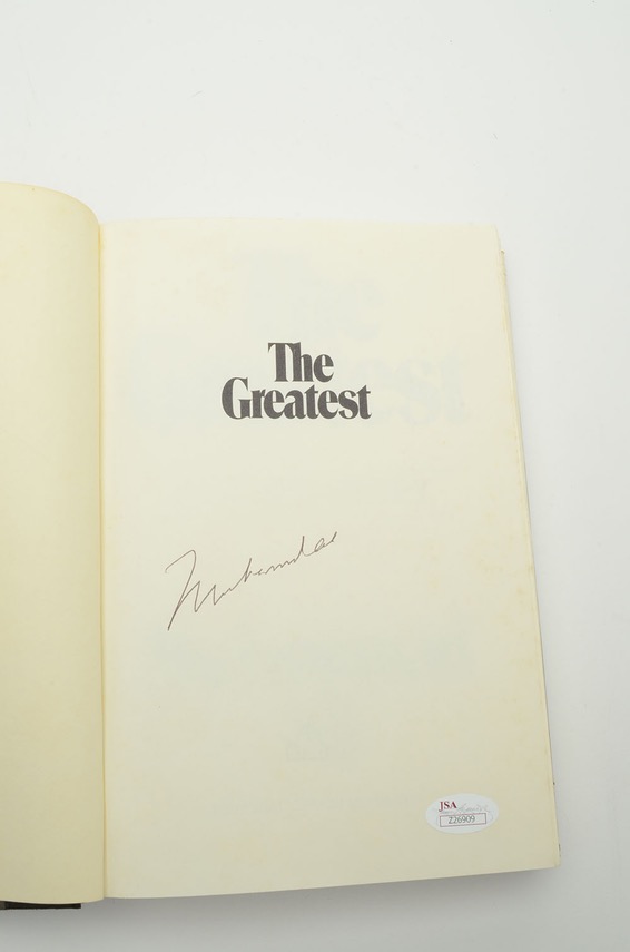 Muhammad Ali Signed "The Greatest: My Own Story"