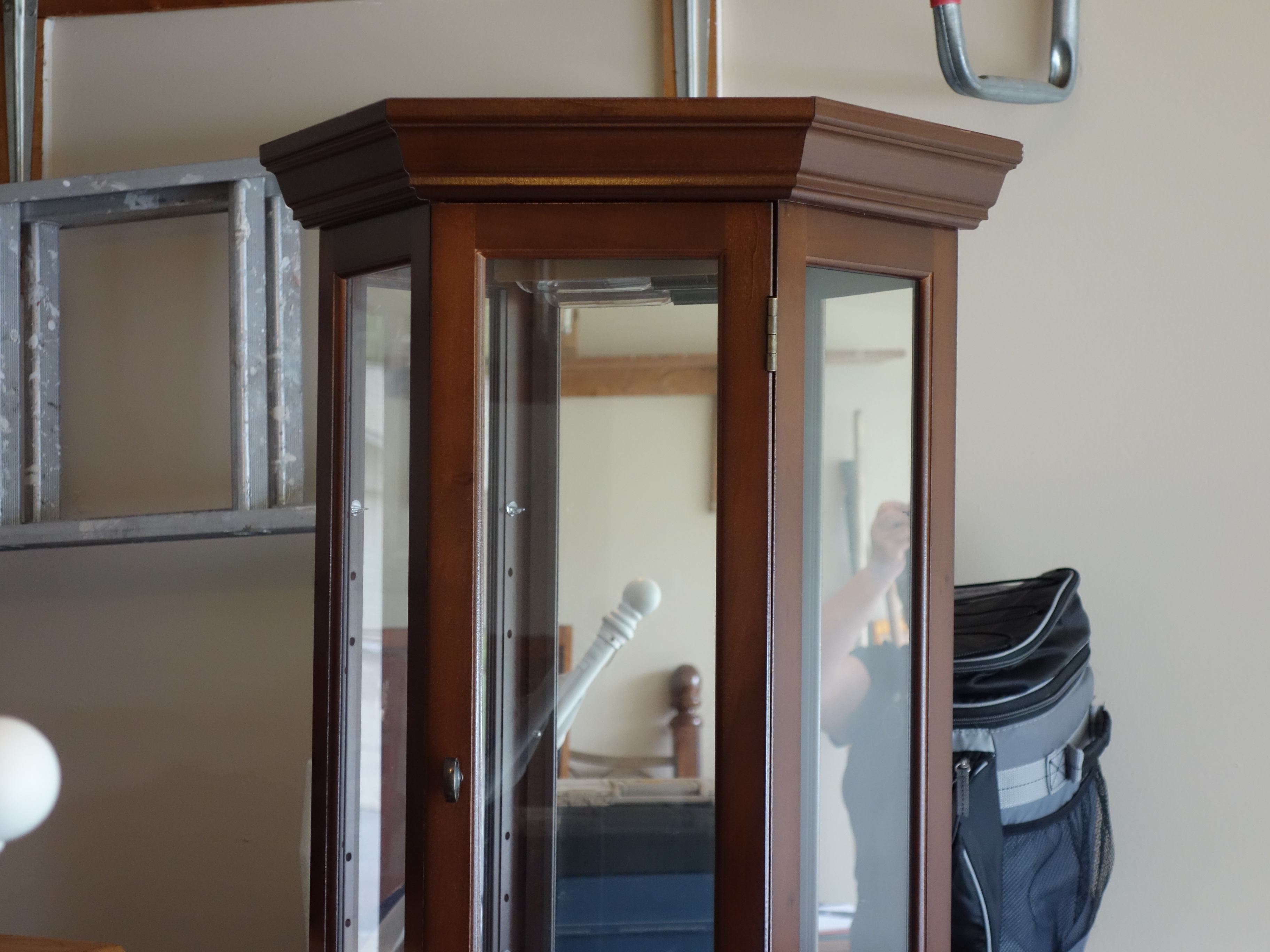 Lighted Corner Curio Cabinet