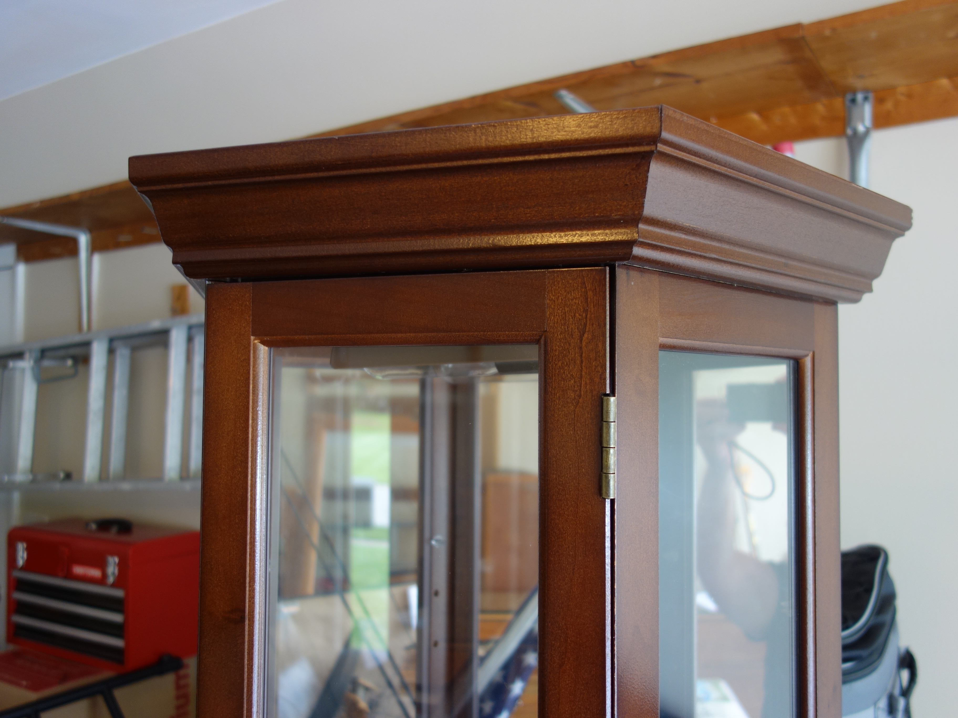 Lighted Corner Curio Cabinet