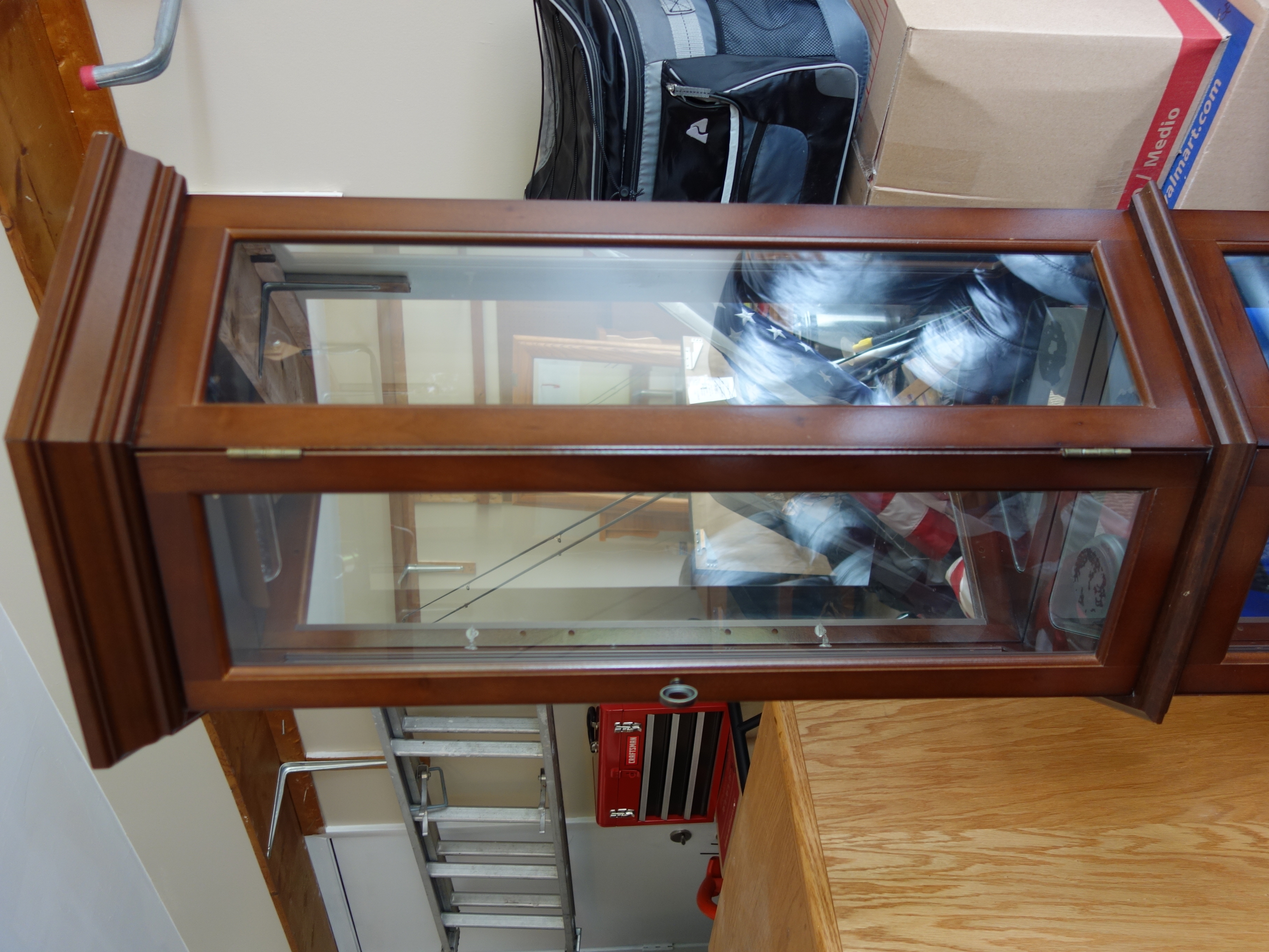 Lighted Corner Curio Cabinet