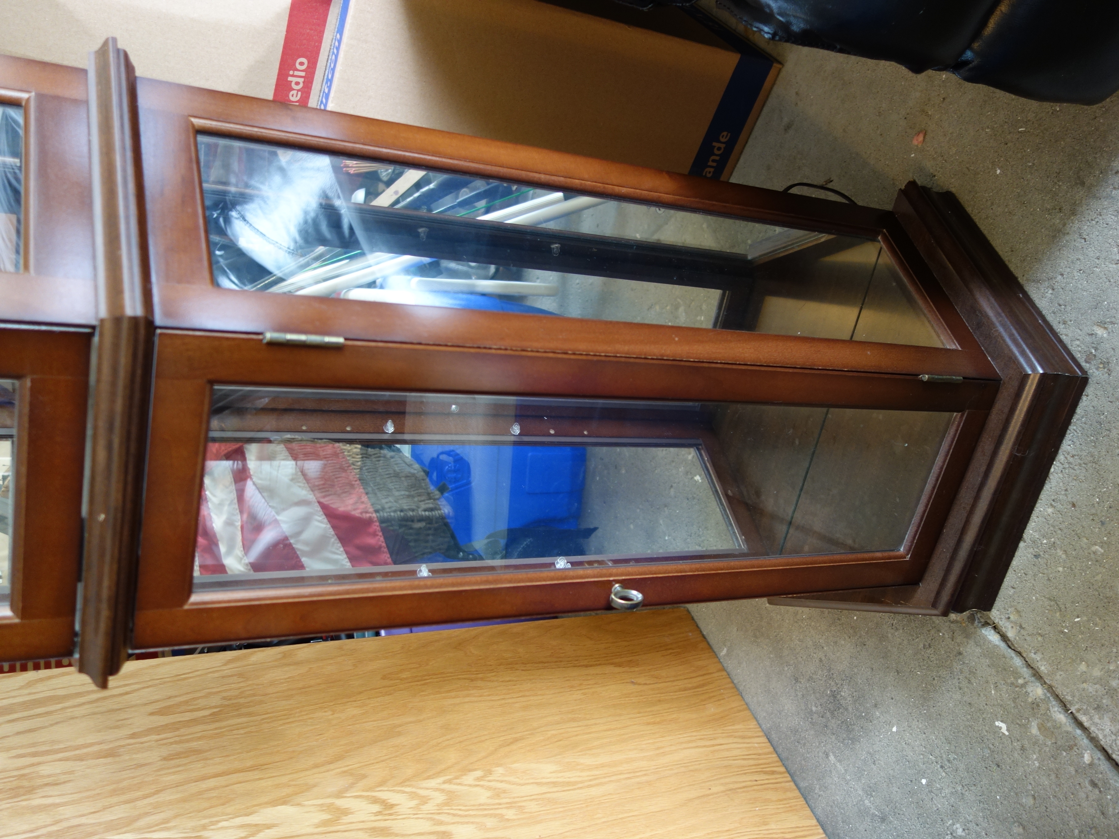 Lighted Corner Curio Cabinet