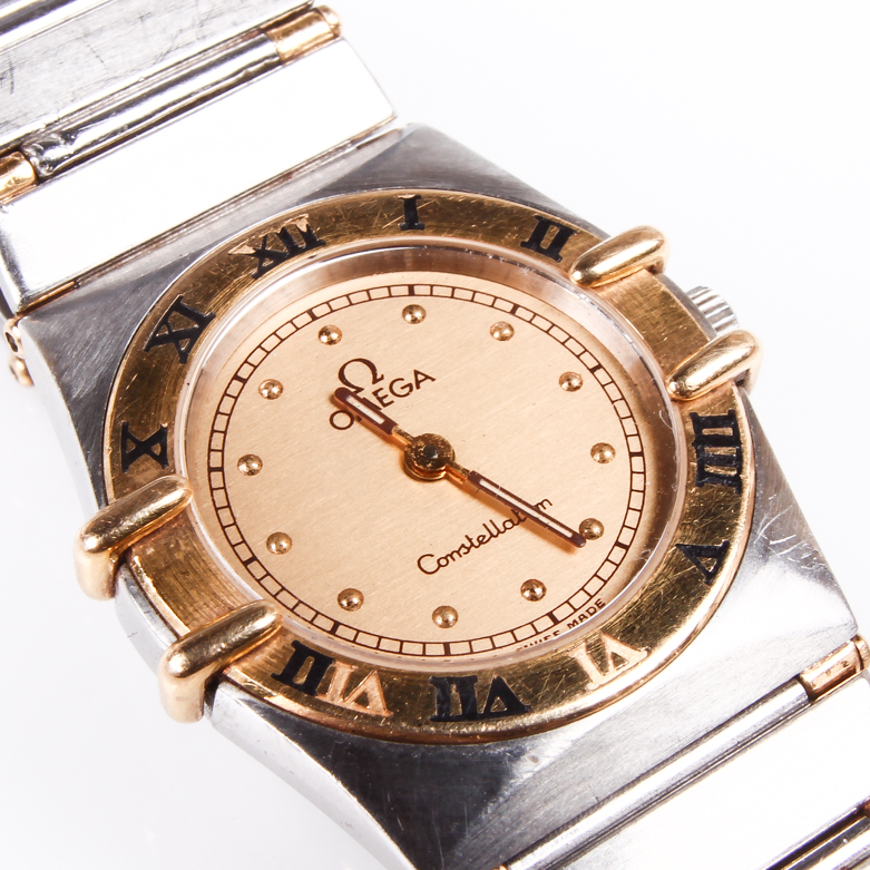 Omega Constellation Two-Tone Stainless Steel Watch