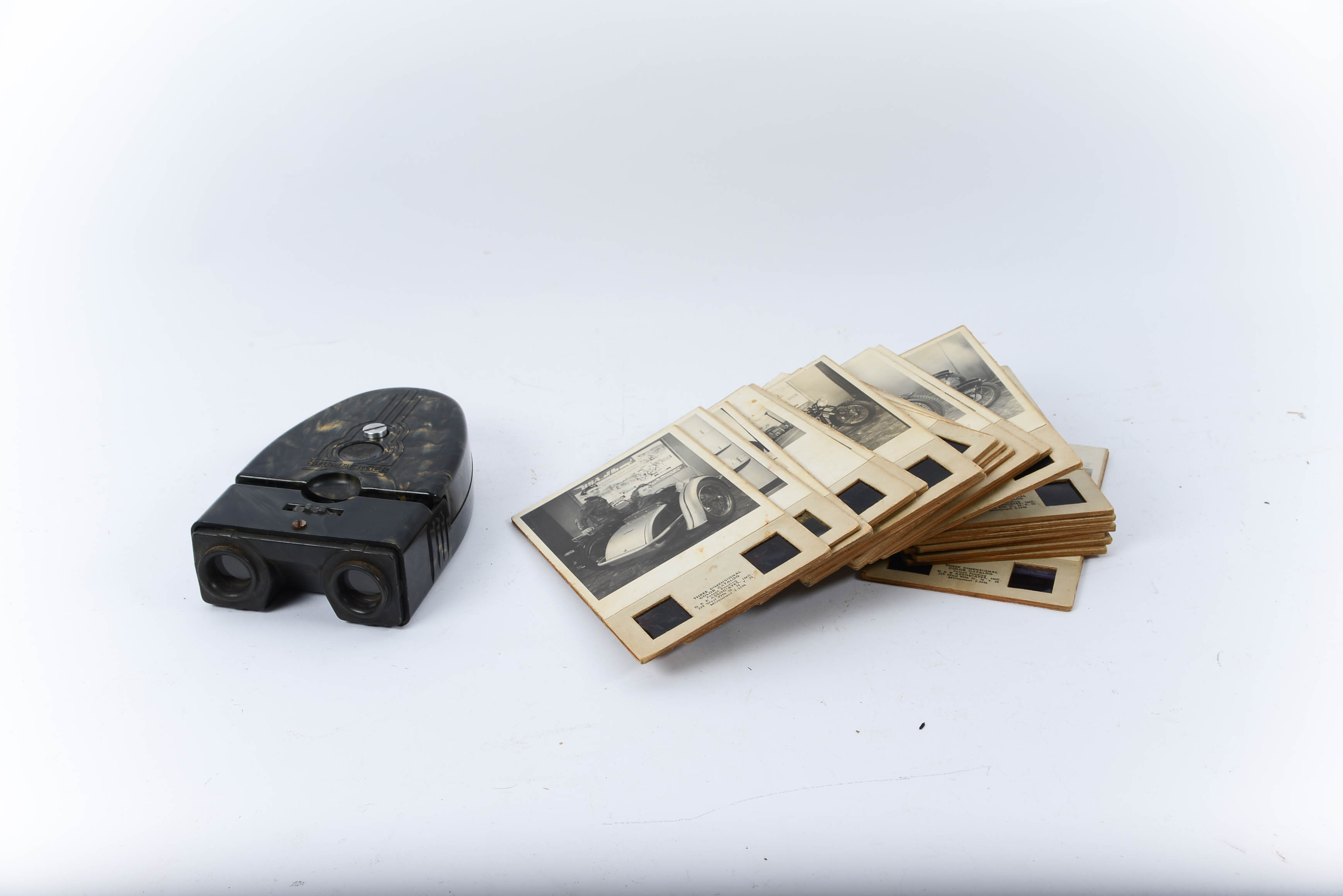 Vintage Brumberger View-Master with 20 BSA Motorcycle Cards