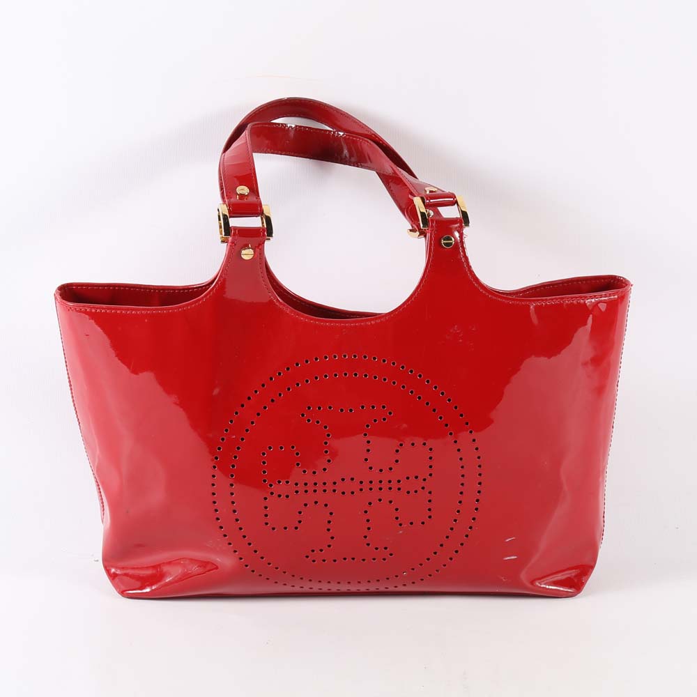 Tory Burch Red Patent Handbag
