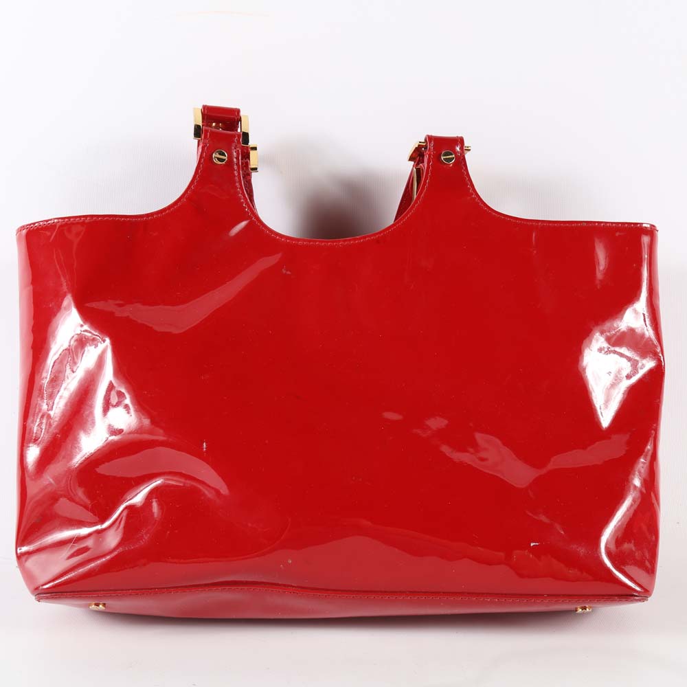 Tory Burch Red Patent Handbag
