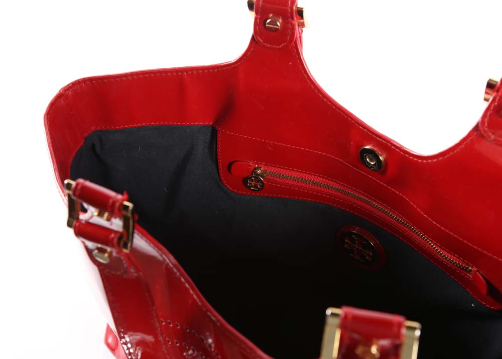 Tory Burch Red Patent Handbag