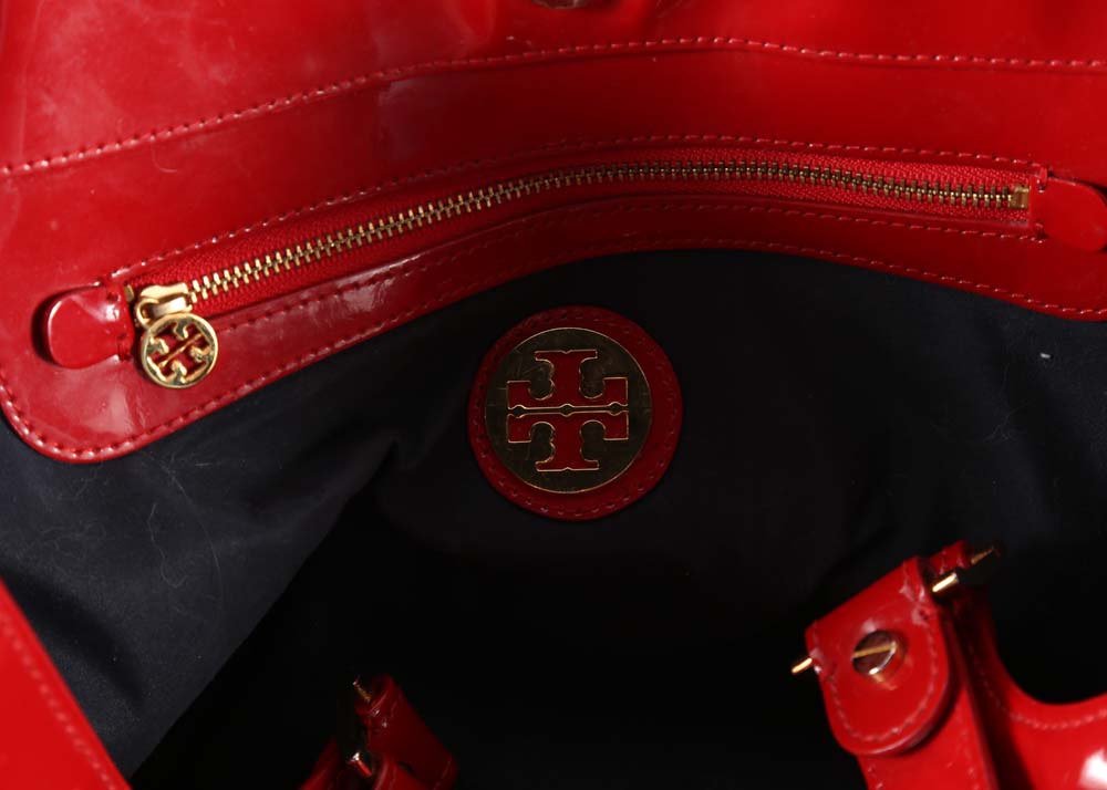 Tory Burch Red Patent Handbag