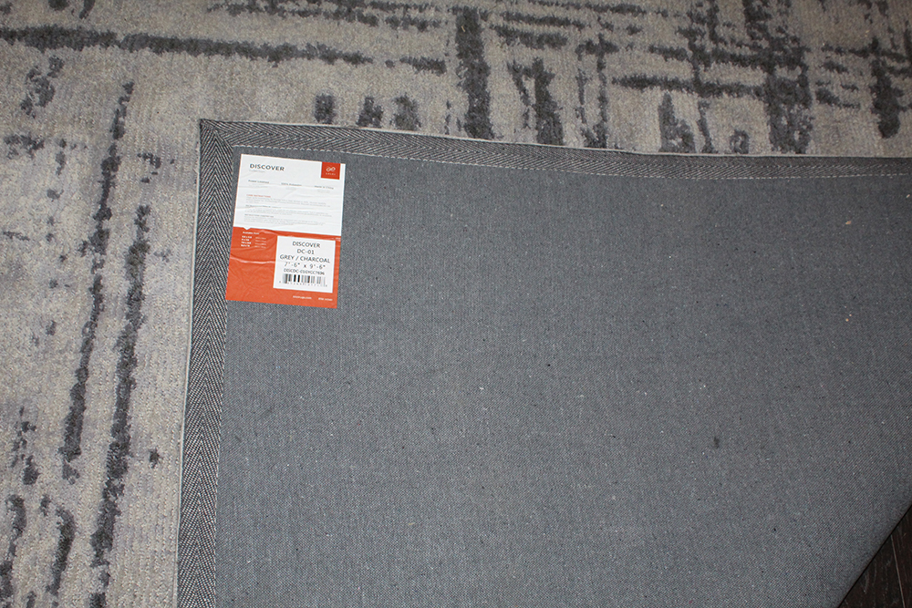 Contemporary Gray and Charcoal Area Rug by Loloi